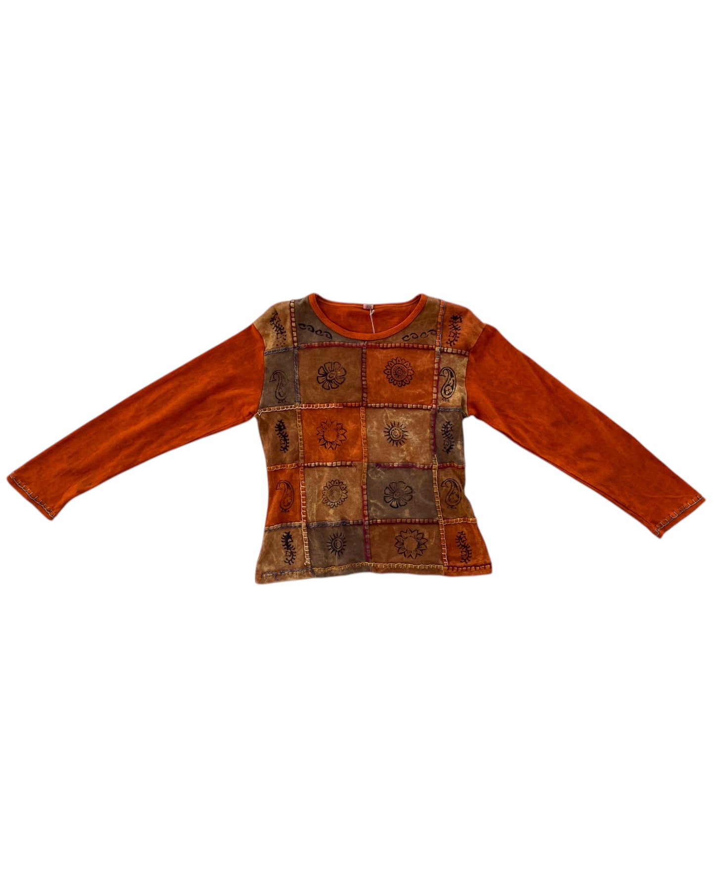 2000´S BOHO PATCHWORK T-SHIRT