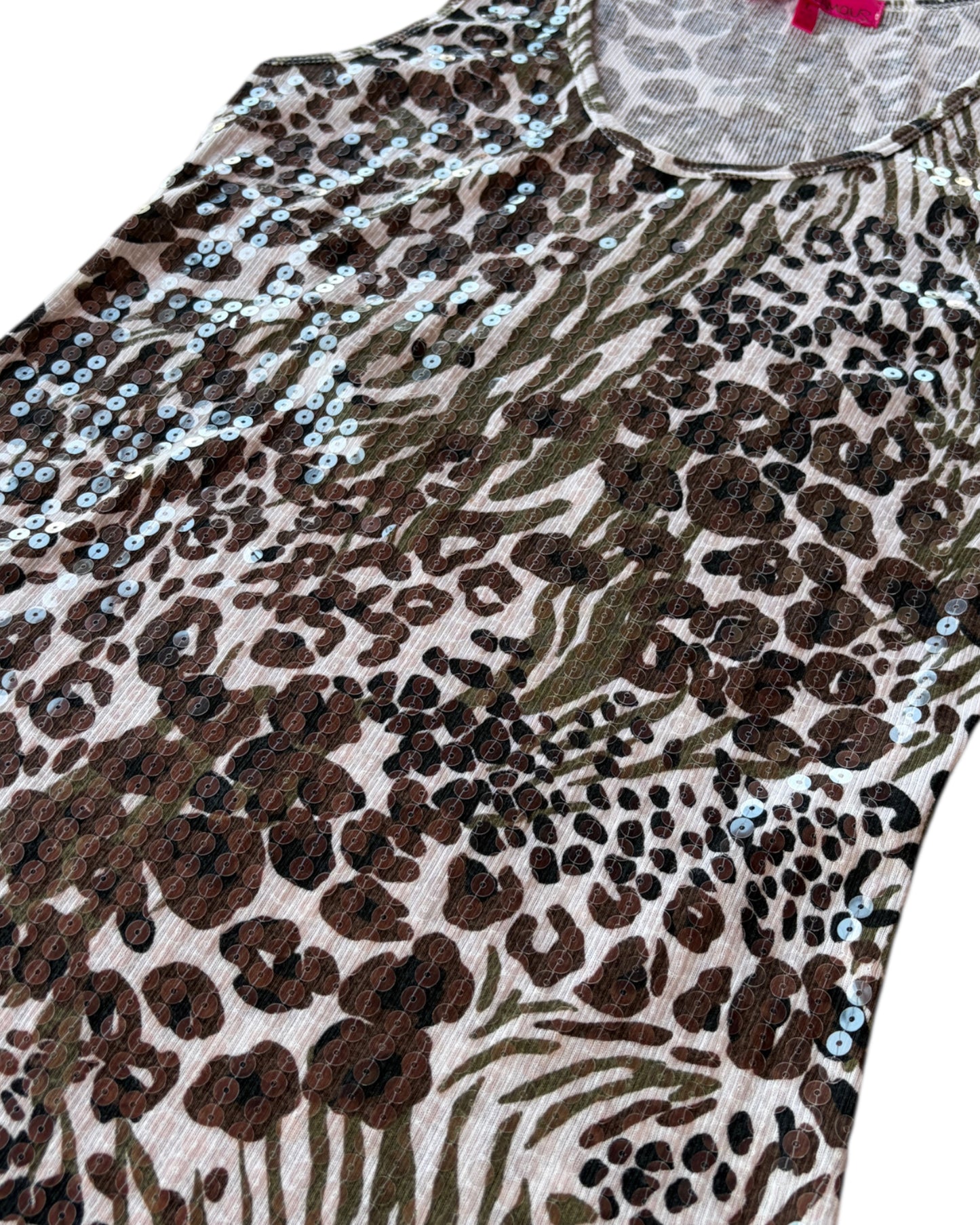 2000S ALMOST FAMOUS ANIMAL PRINT TANK TOP