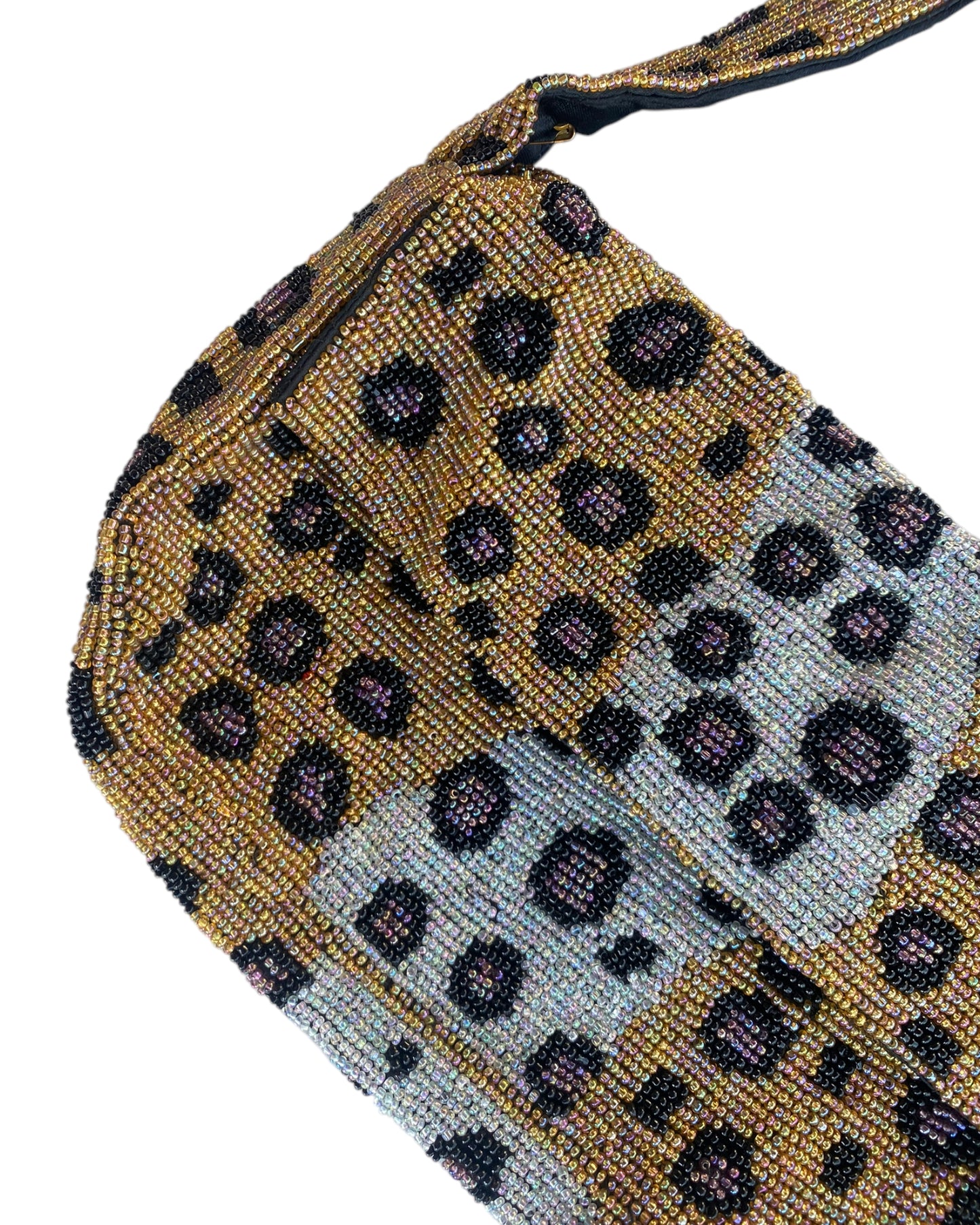 2000´S BEADED CHEETAH PRINT BAG