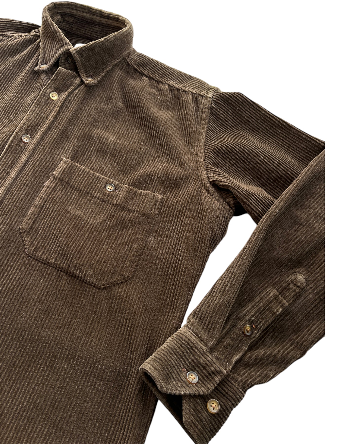 1990s SCAPPINO BROWN SHIRT
