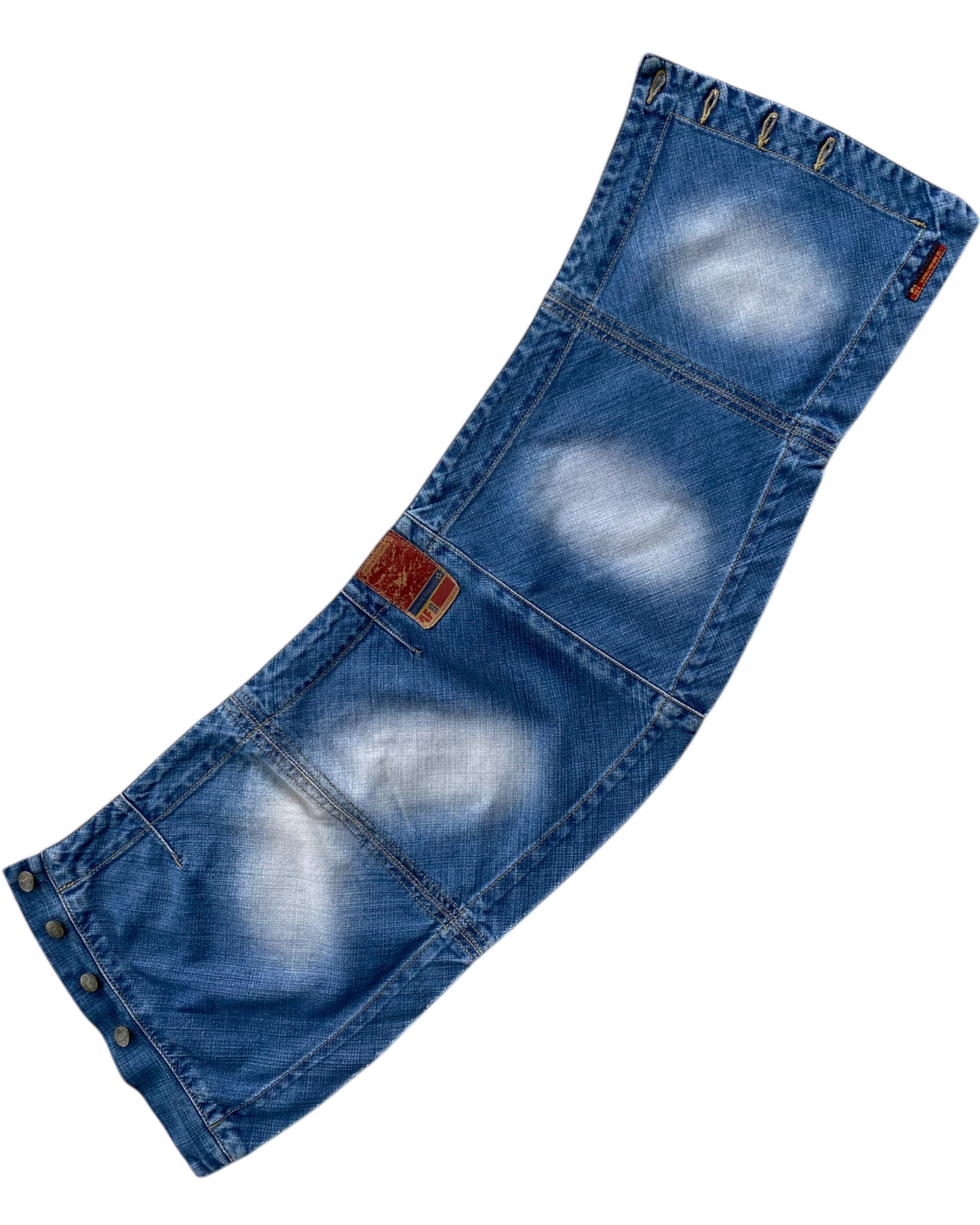 2000´S ASTRAL FREAKS DENIM MINI SKIRT