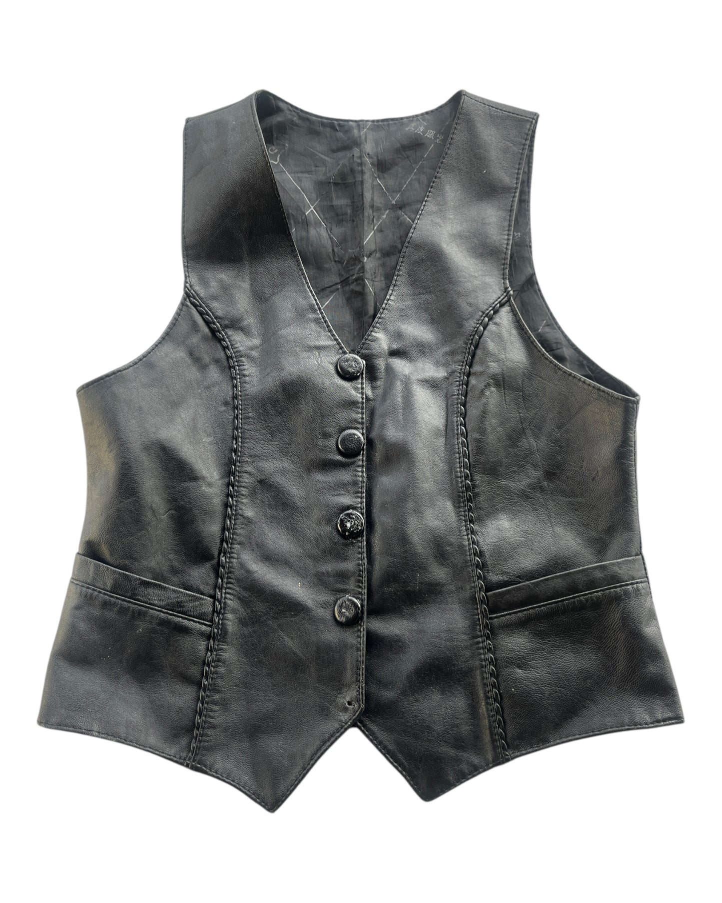 1990´S LEATHER VEST