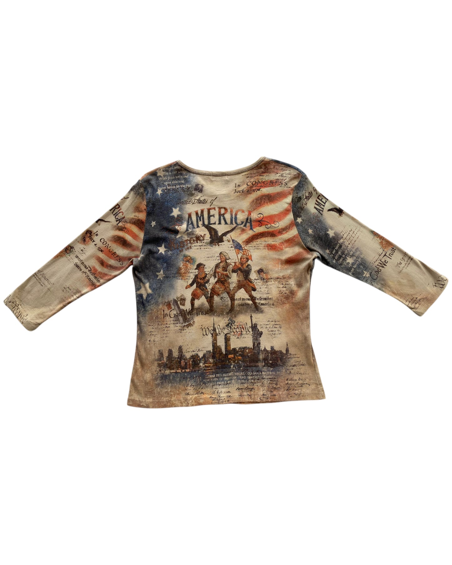 USA HISTORY LONG SLEEVE TOP