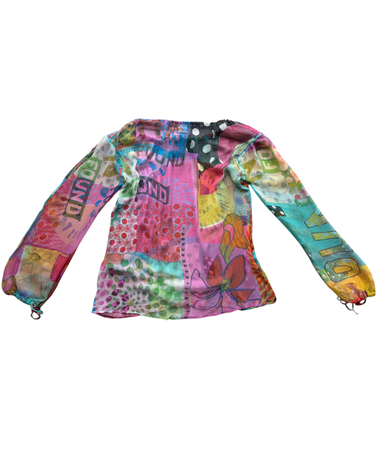 2000S GALLIANO SILK BLOUSE