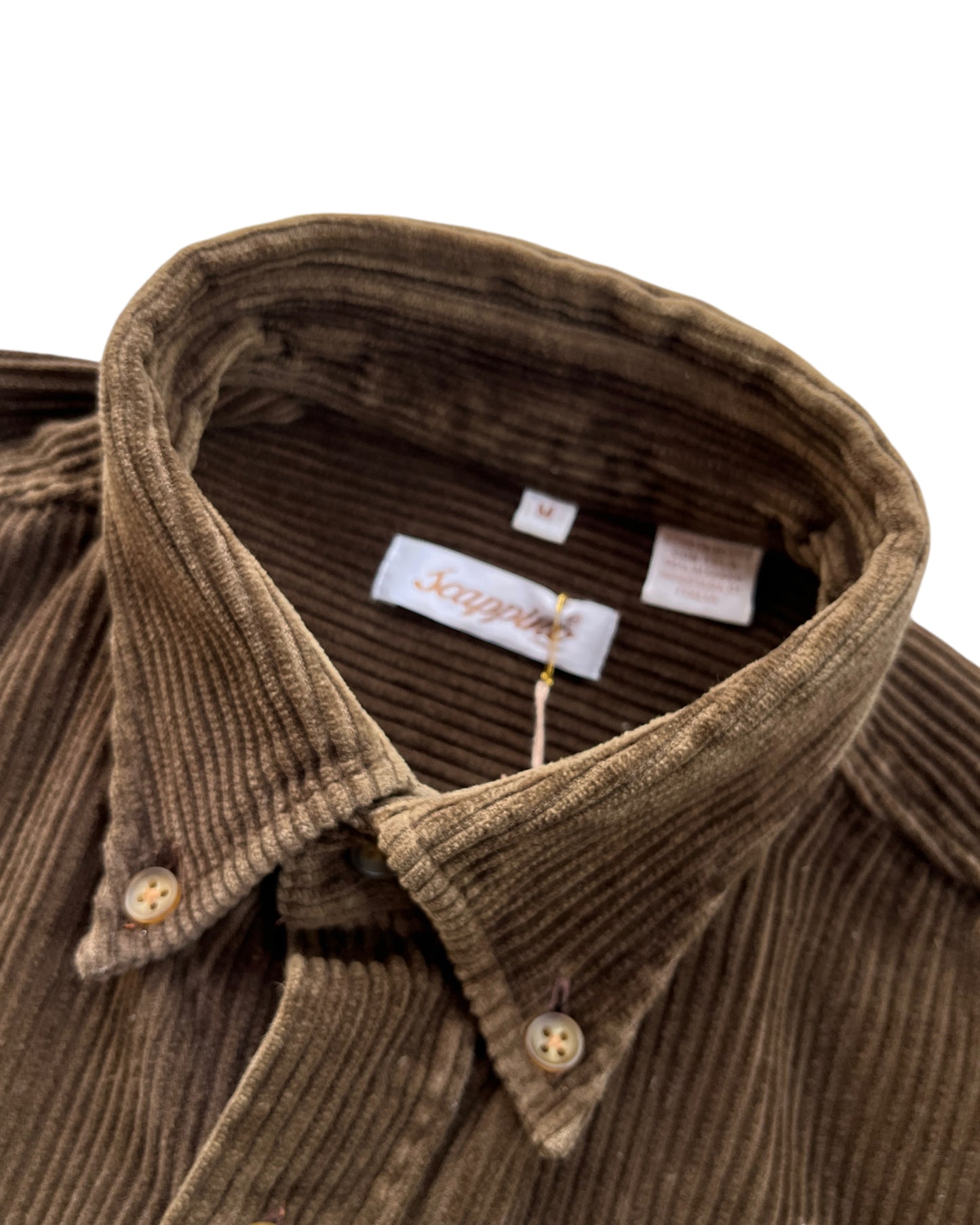 1990s SCAPPINO BROWN SHIRT