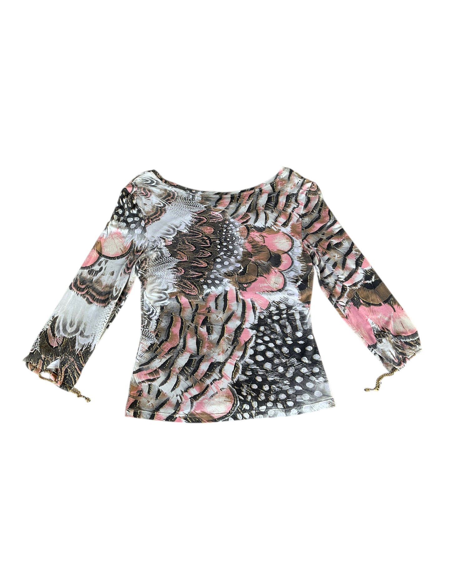 2000S ROBERTO CAVALLI PRINT TOP
