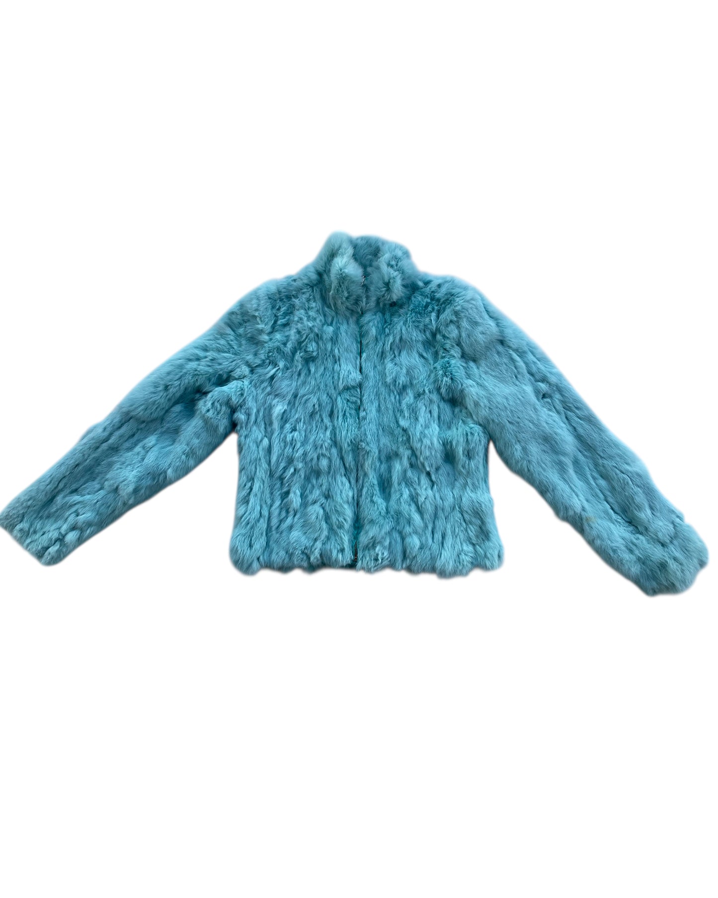 2000’S TURQUOISE FUR JACKET