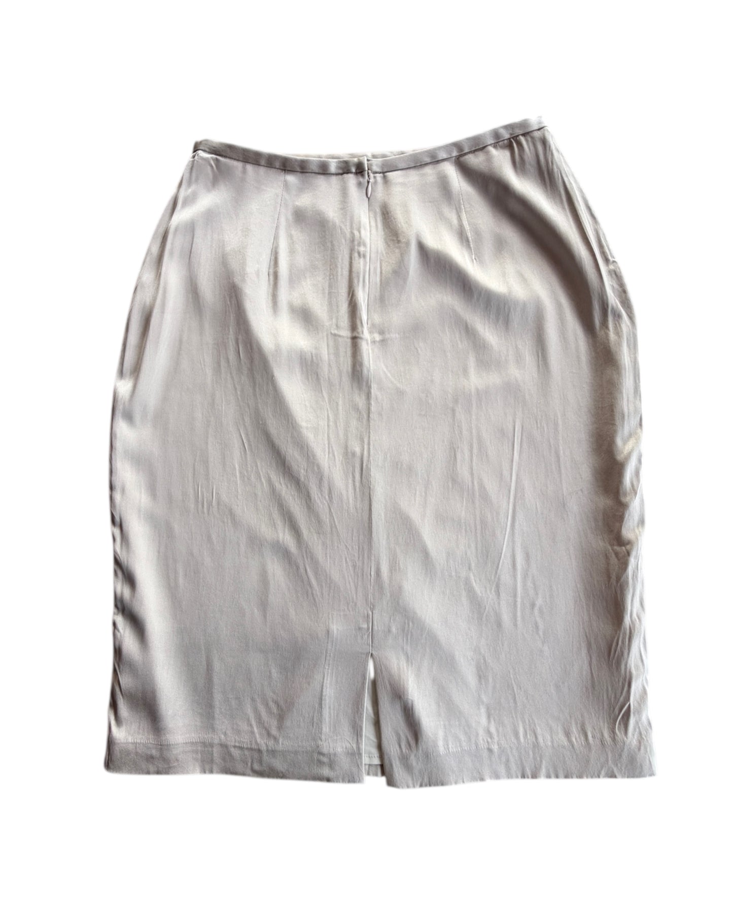2000S KAY UNGER SILK SKIRT