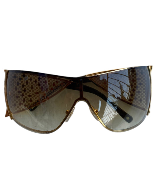 2000´S MONT BLANC GOLD SUN GLASSES