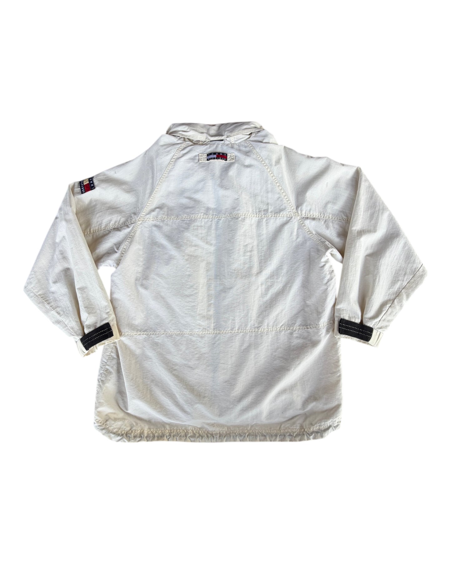 2000S TOMMY HILFIGER WHITE HOODED JACKET