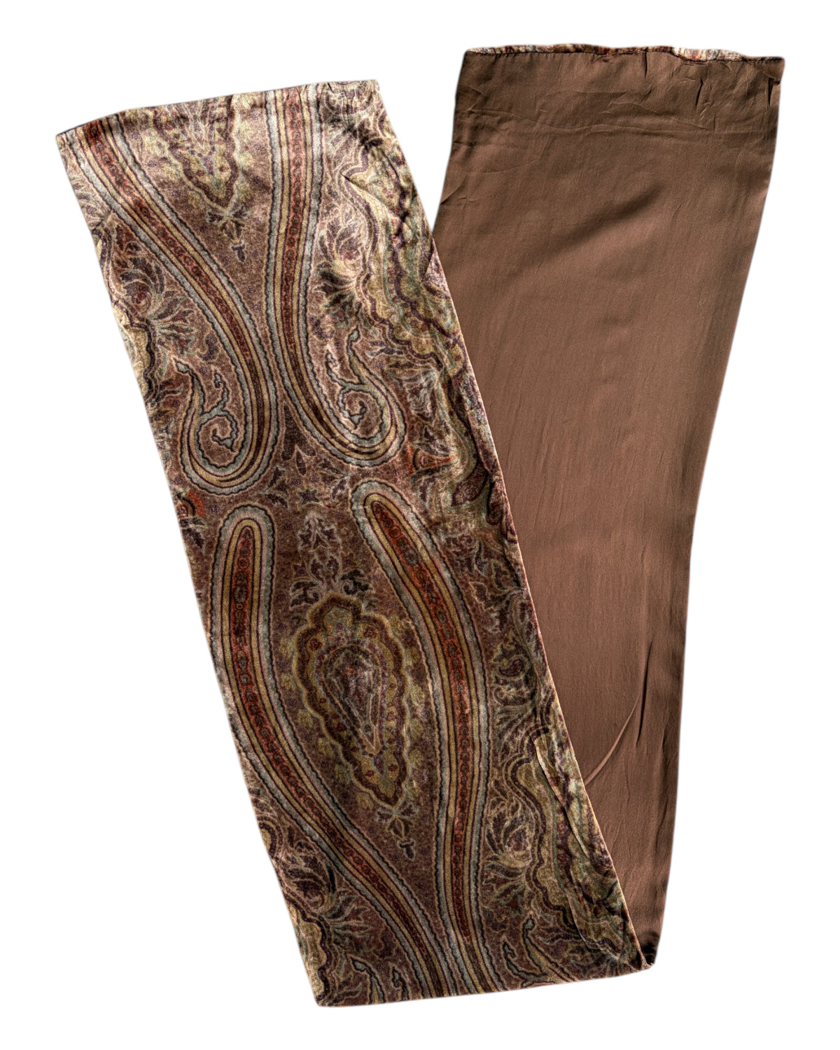 1990S PAISLEY BABY SILK SCARF