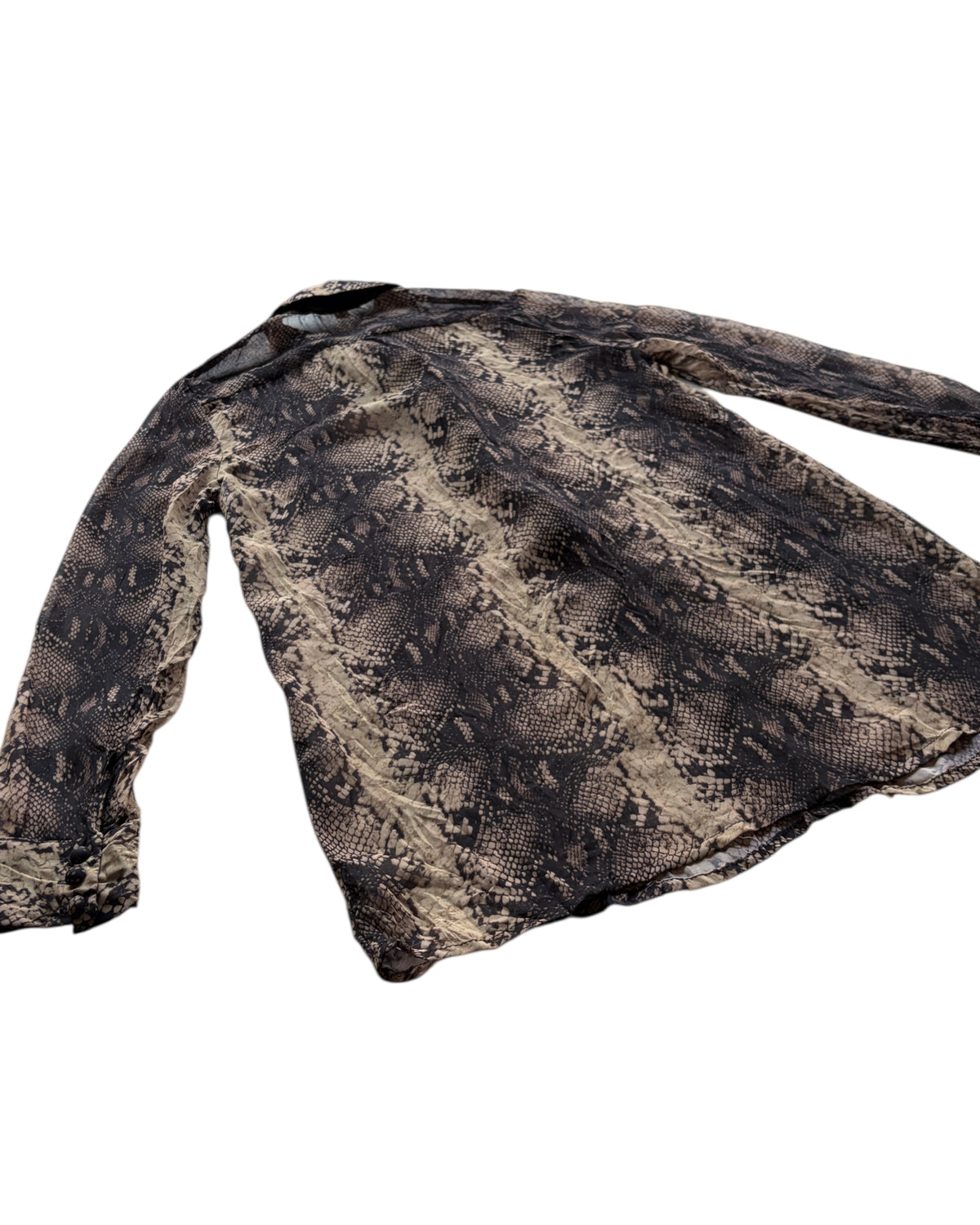 1990S PEPE PELUSO SNAKE BLOUSE