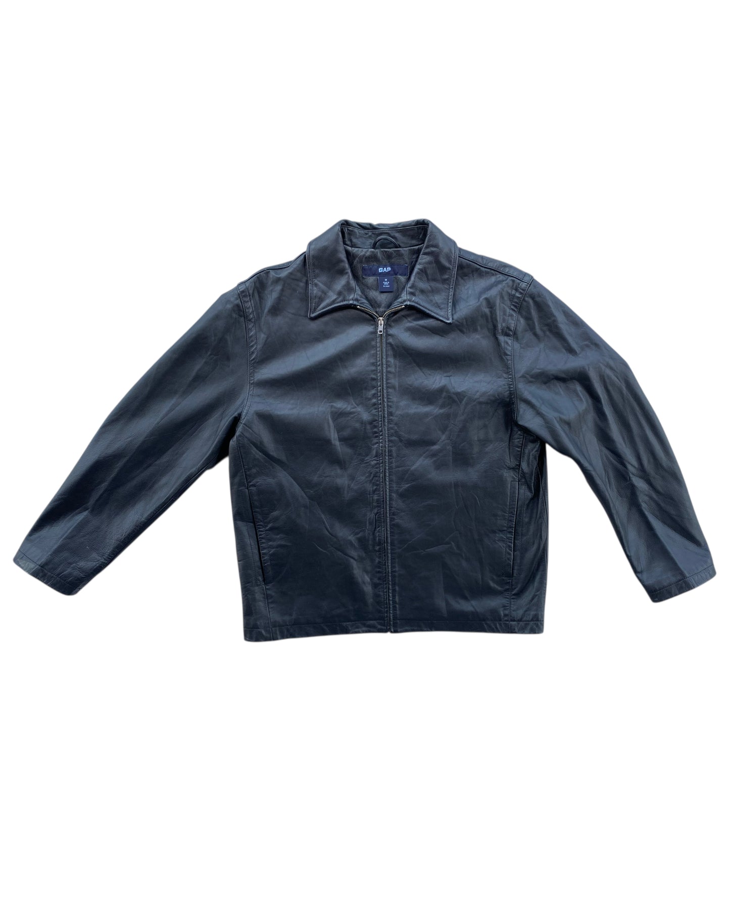 1990'S GAP LEATHER JACKET