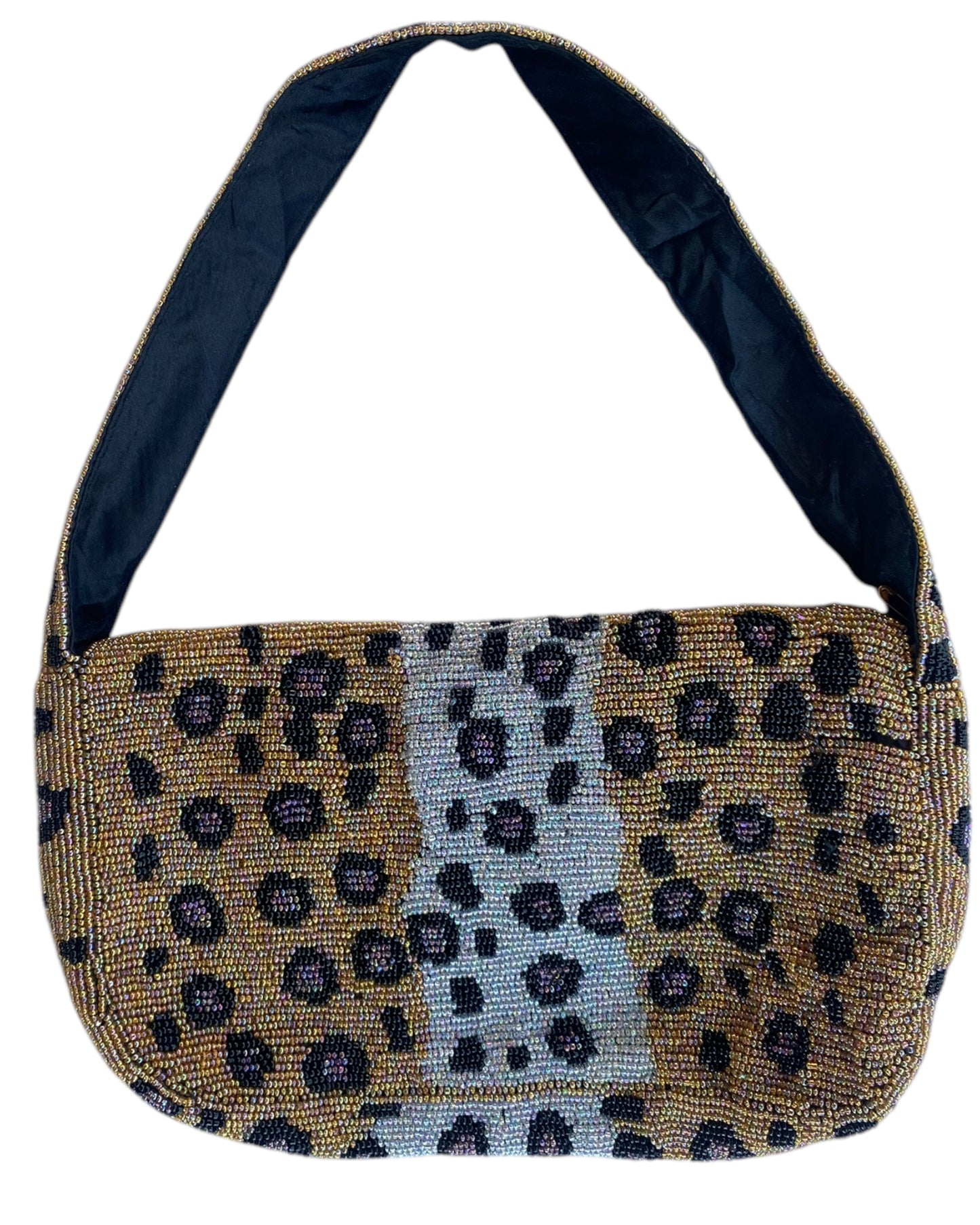 2000´S BEADED CHEETAH PRINT BAG