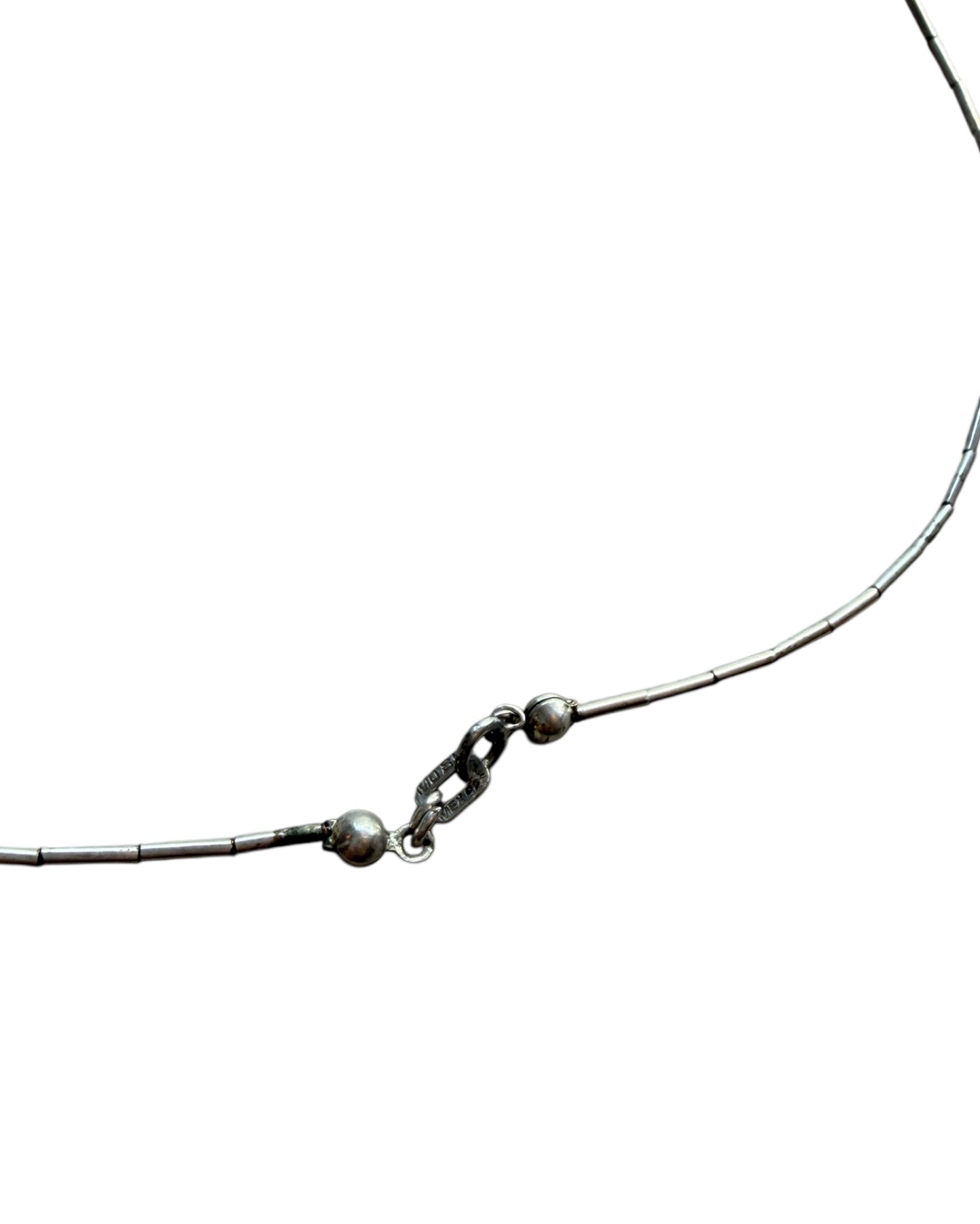 1990S BAR SILVER NECKLACE