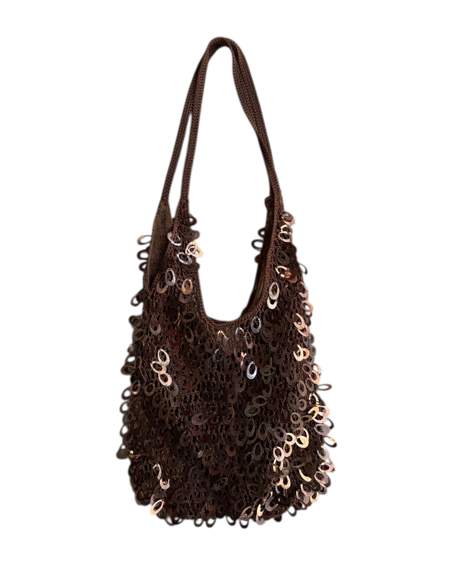 2000’S SEQUIN BROWN BAG