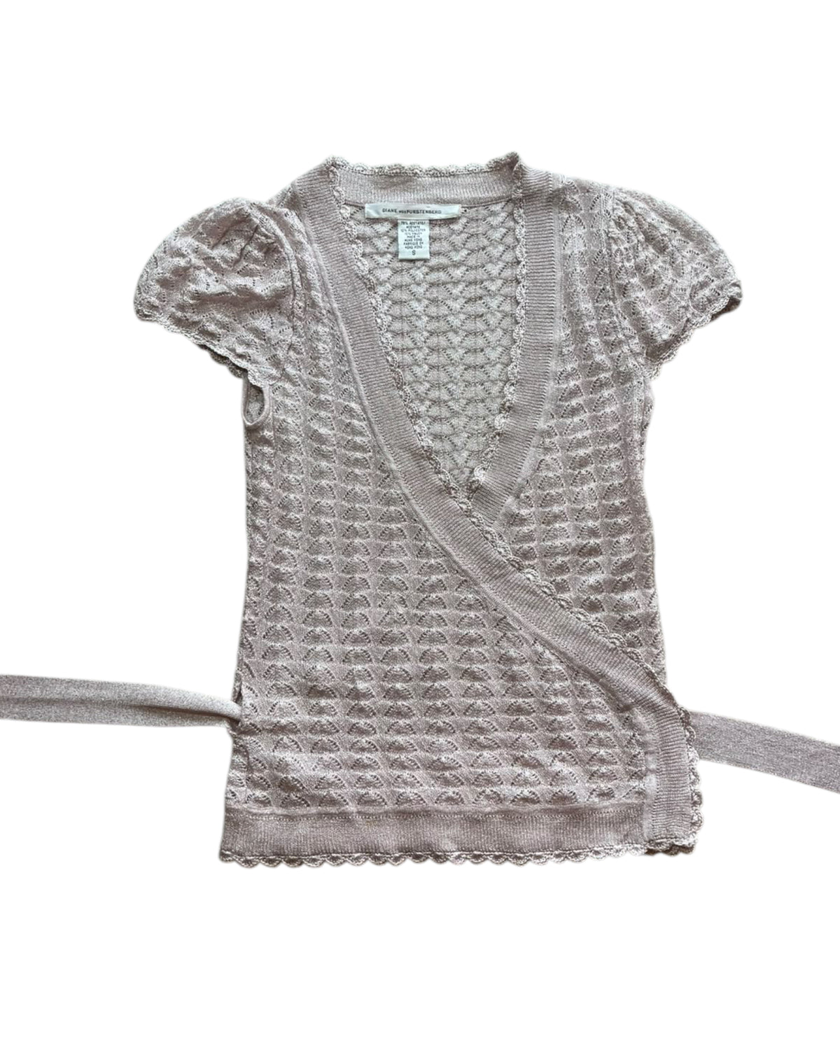 2000S DIANE VON FURSTENBERG WRAP TOP