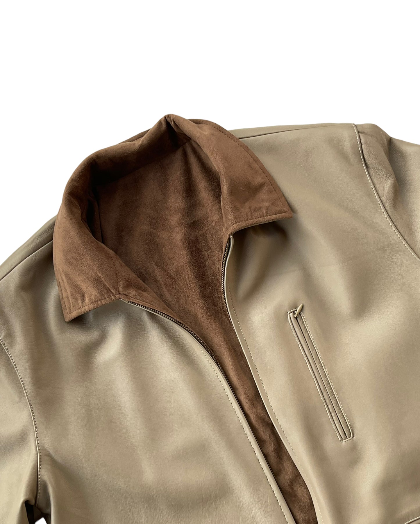 2000S DOUBLE-SIDED LEATHER JACKET