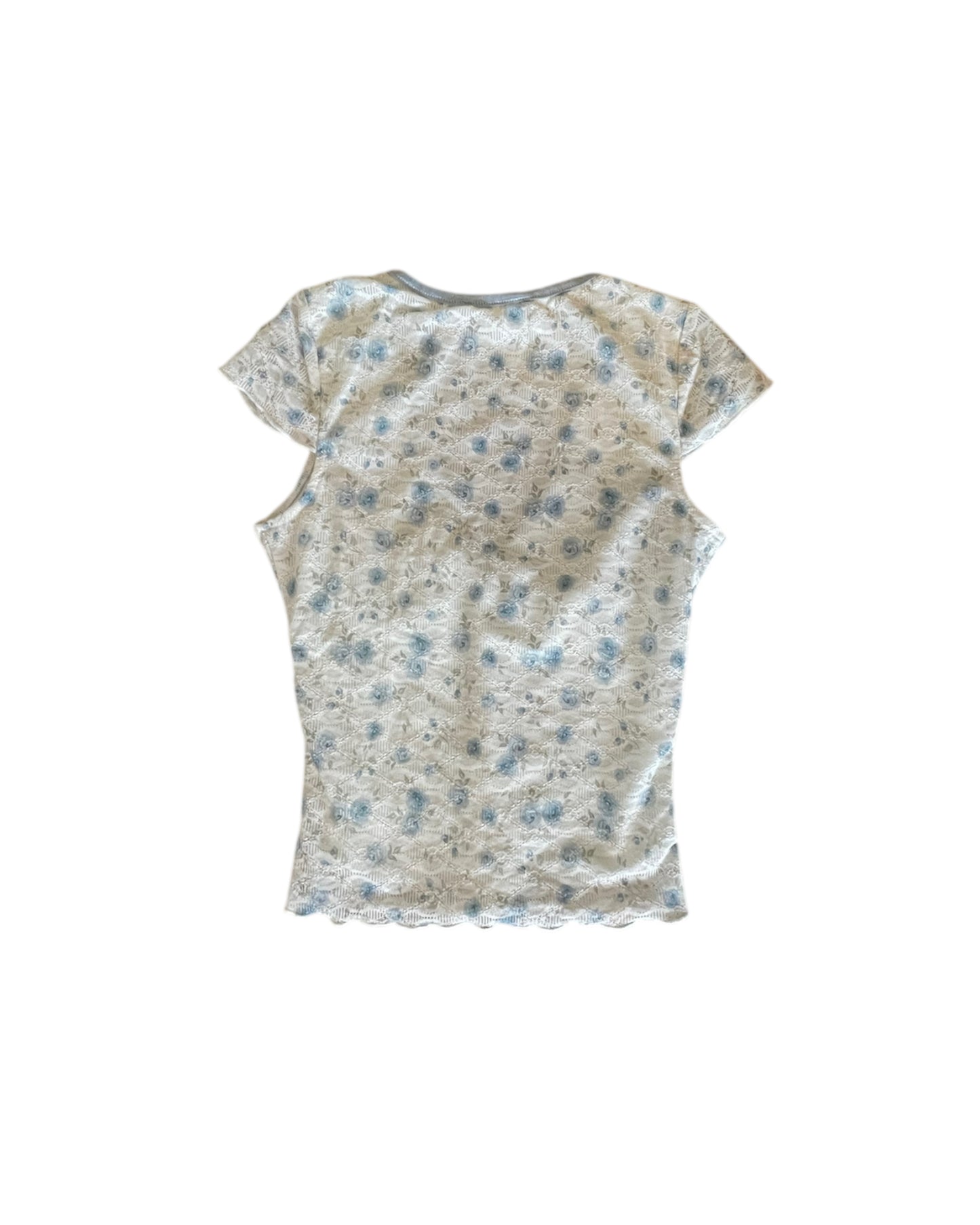 2000S THIRTY THIRTY FLORAL LACE TOP