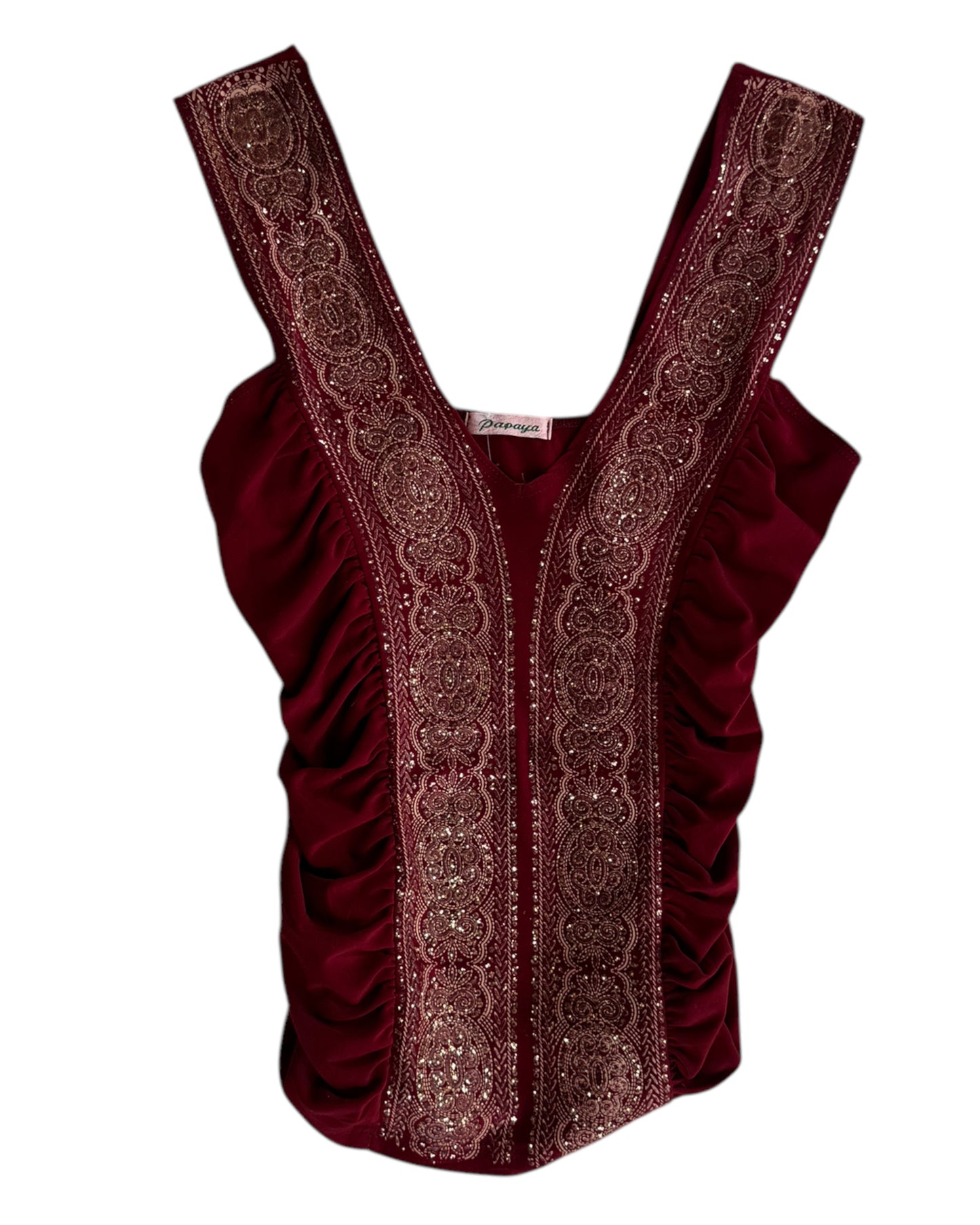 2000'S PAPAYA GLITTERS BLOUSE