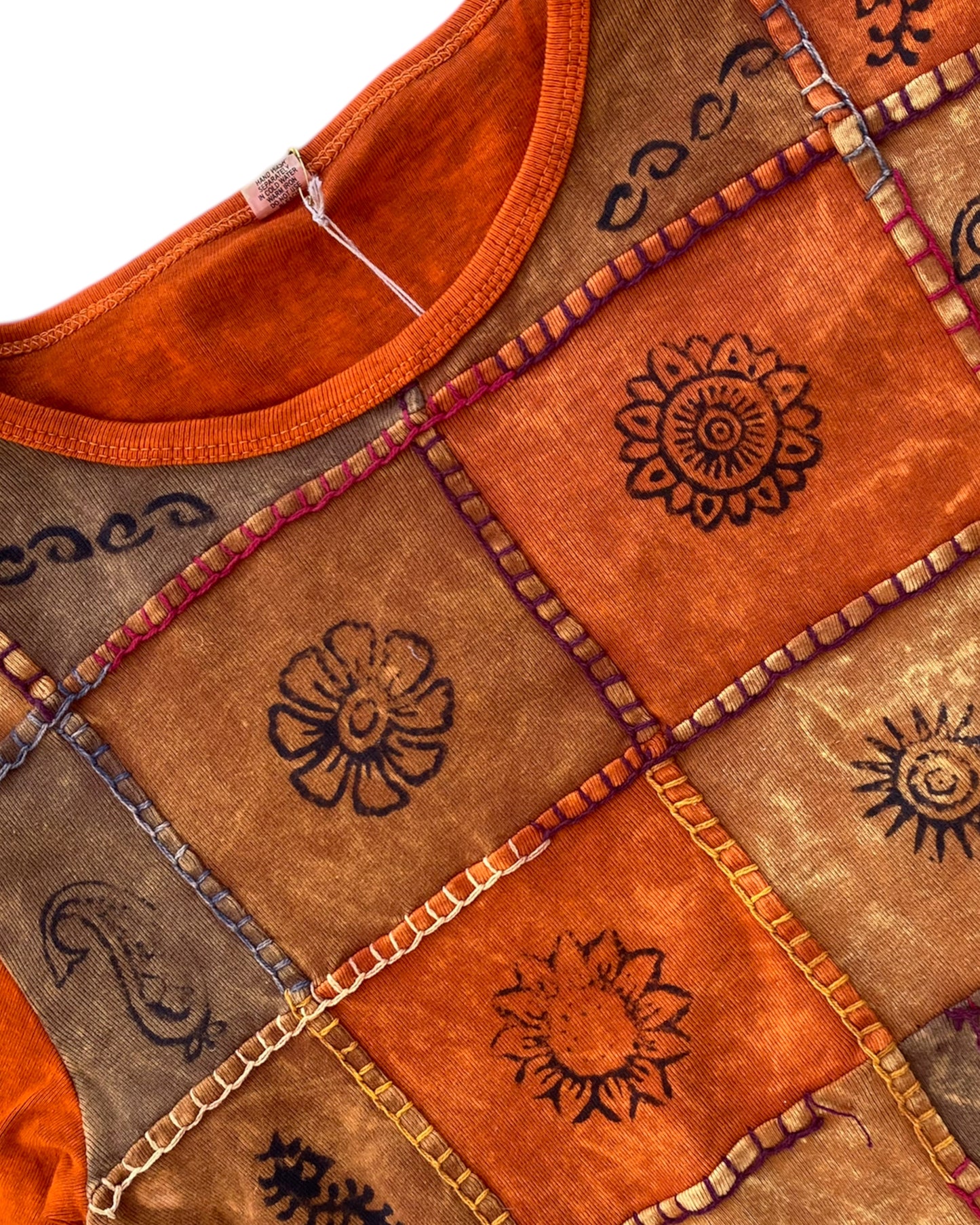 2000´S BOHO PATCHWORK T-SHIRT