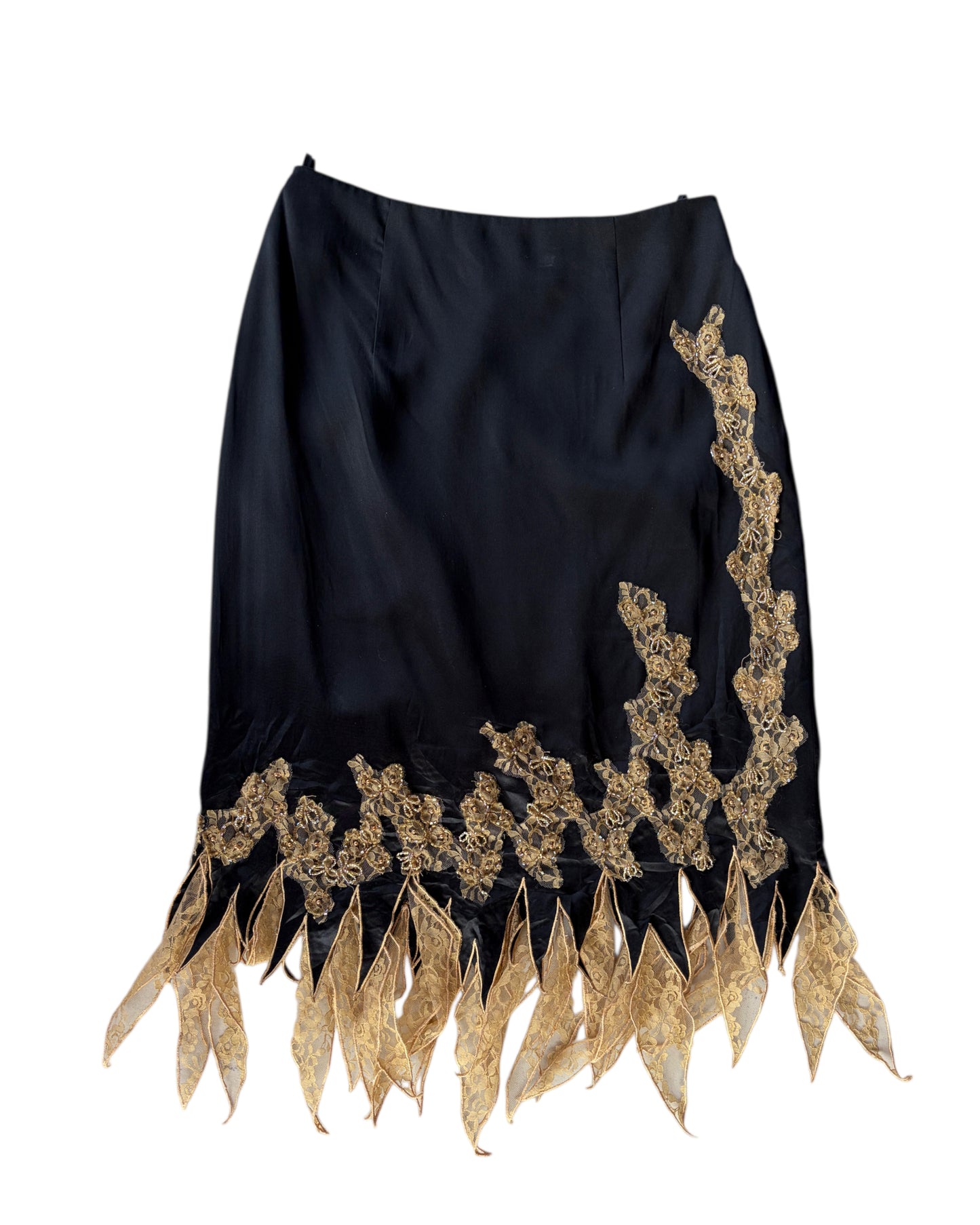 2000S CACHE SILK SKIRT