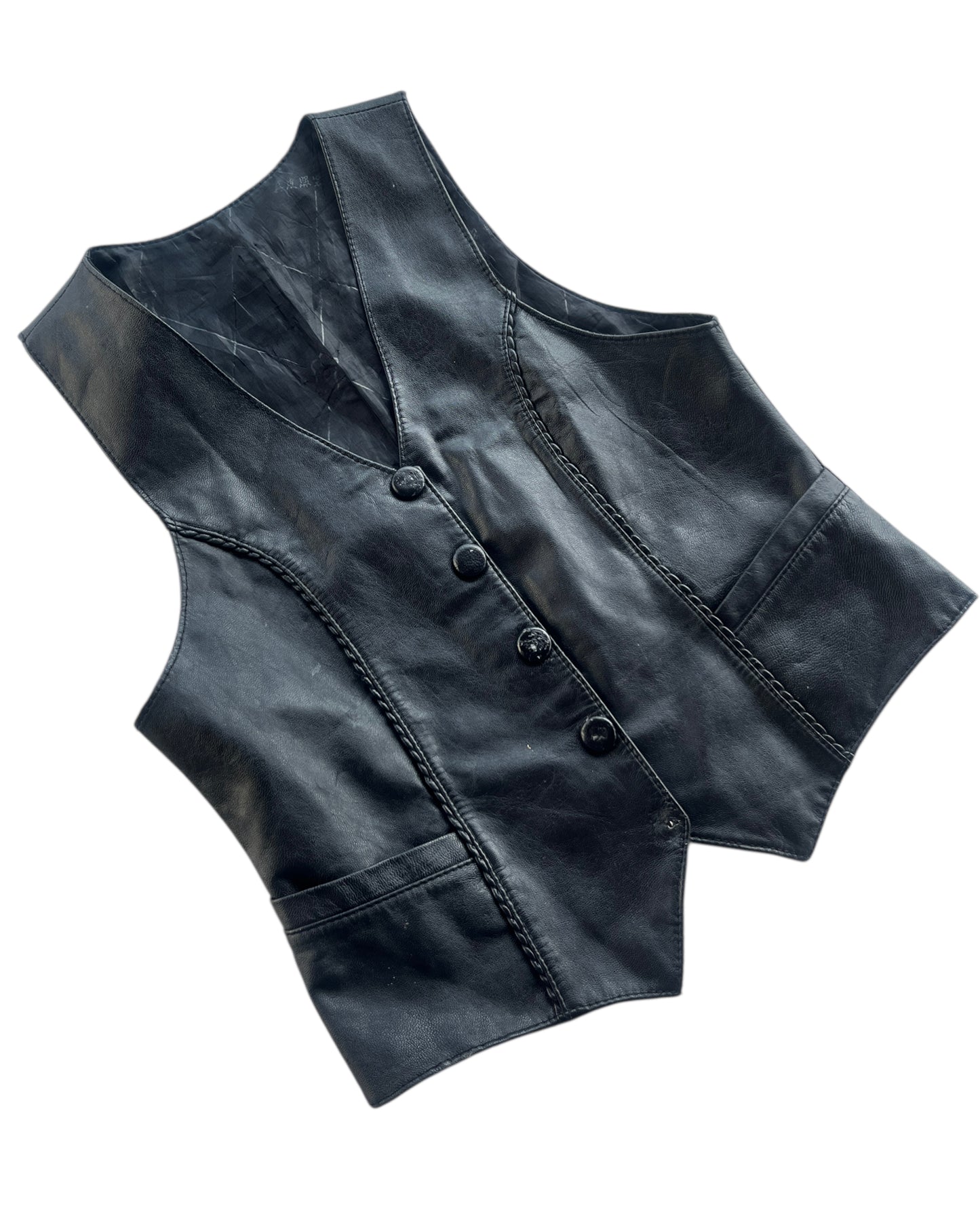 1990´S LEATHER VEST