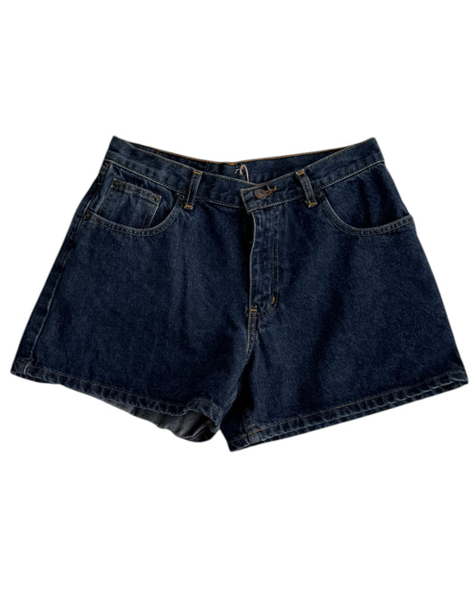 1990'S BACHI EXCHANGE DARK DENIM SHORTS