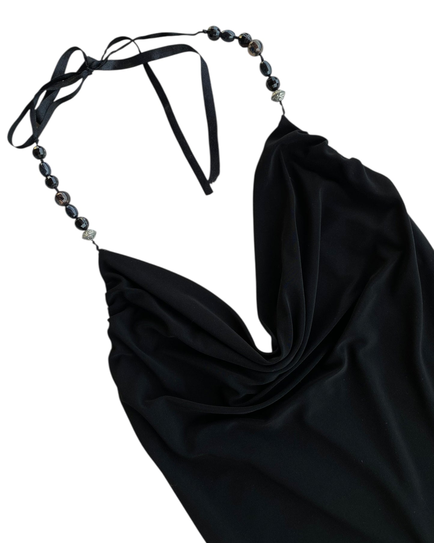 2000´S BLACK BEADED DRESS