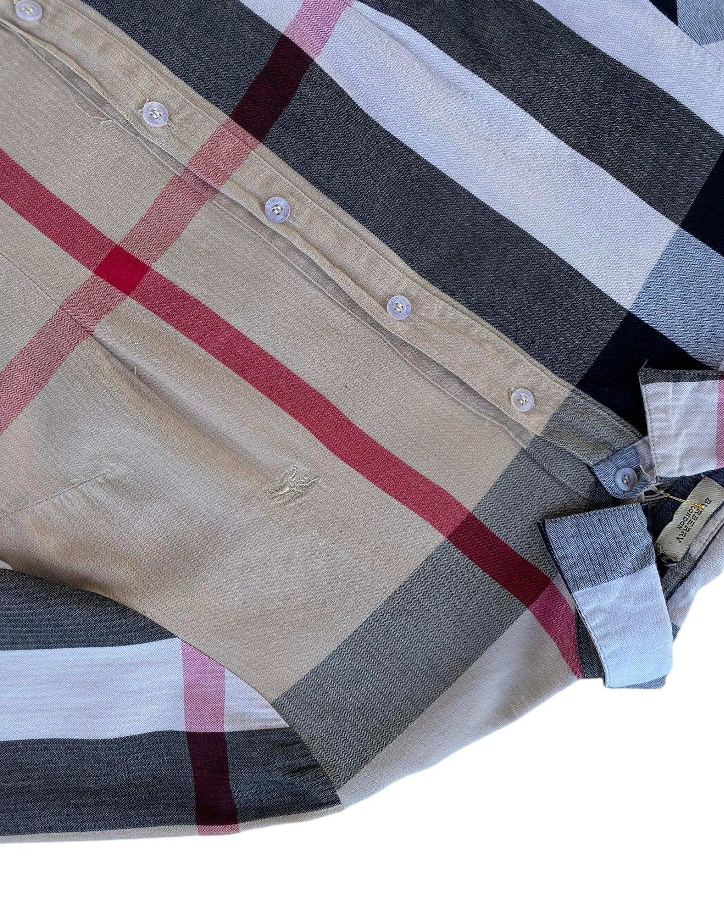 2000´S BURBERRY CHECKERED SHIRT