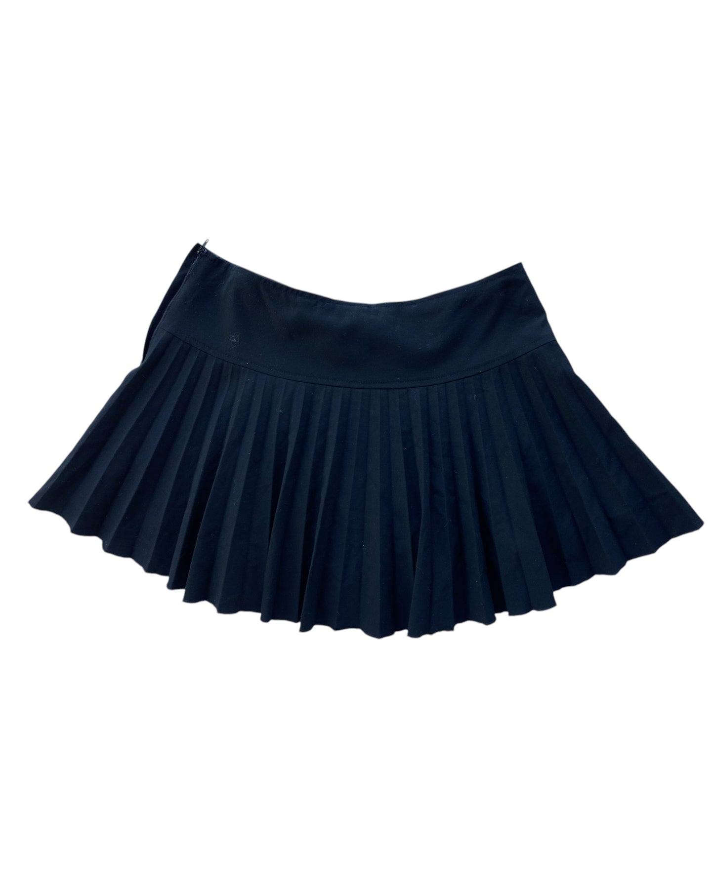 2000´S DIVIDED BLACK PLEATED SKIRT