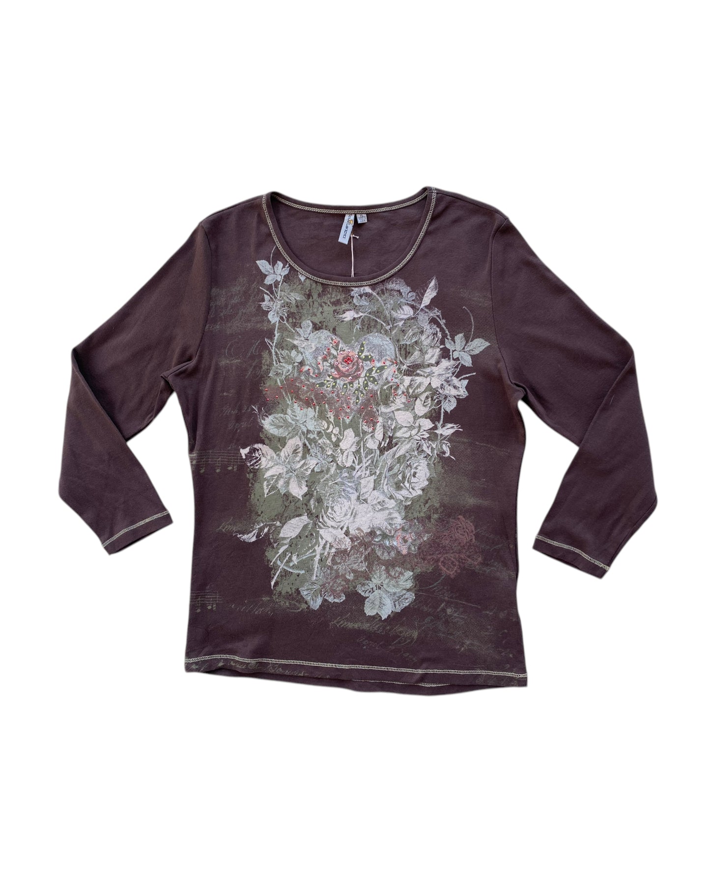 2000´S SUSAN LAWRENCE ROSE TOP