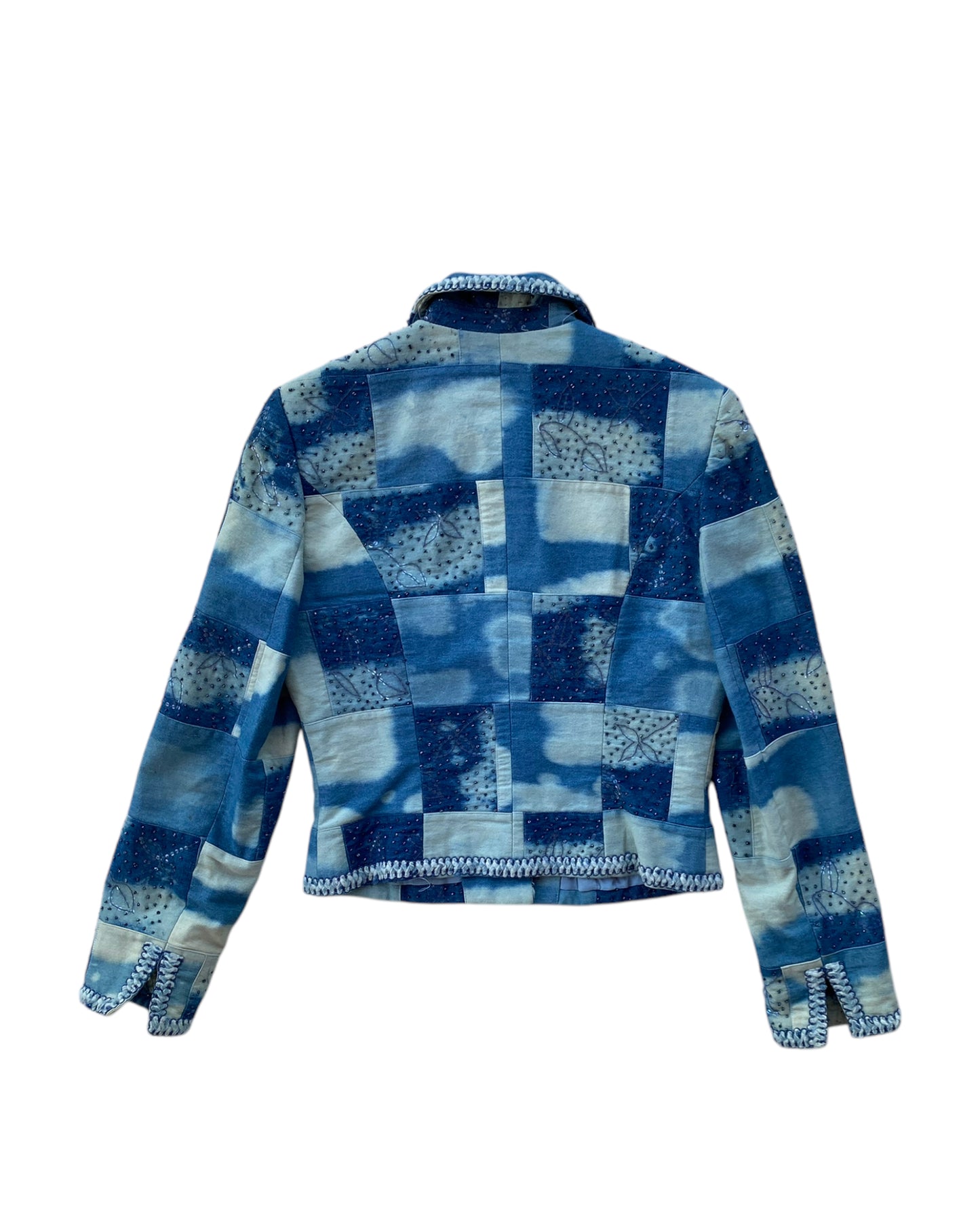 1990´S ALBERTO MAKALI DENIM PATCHWORK JACKET