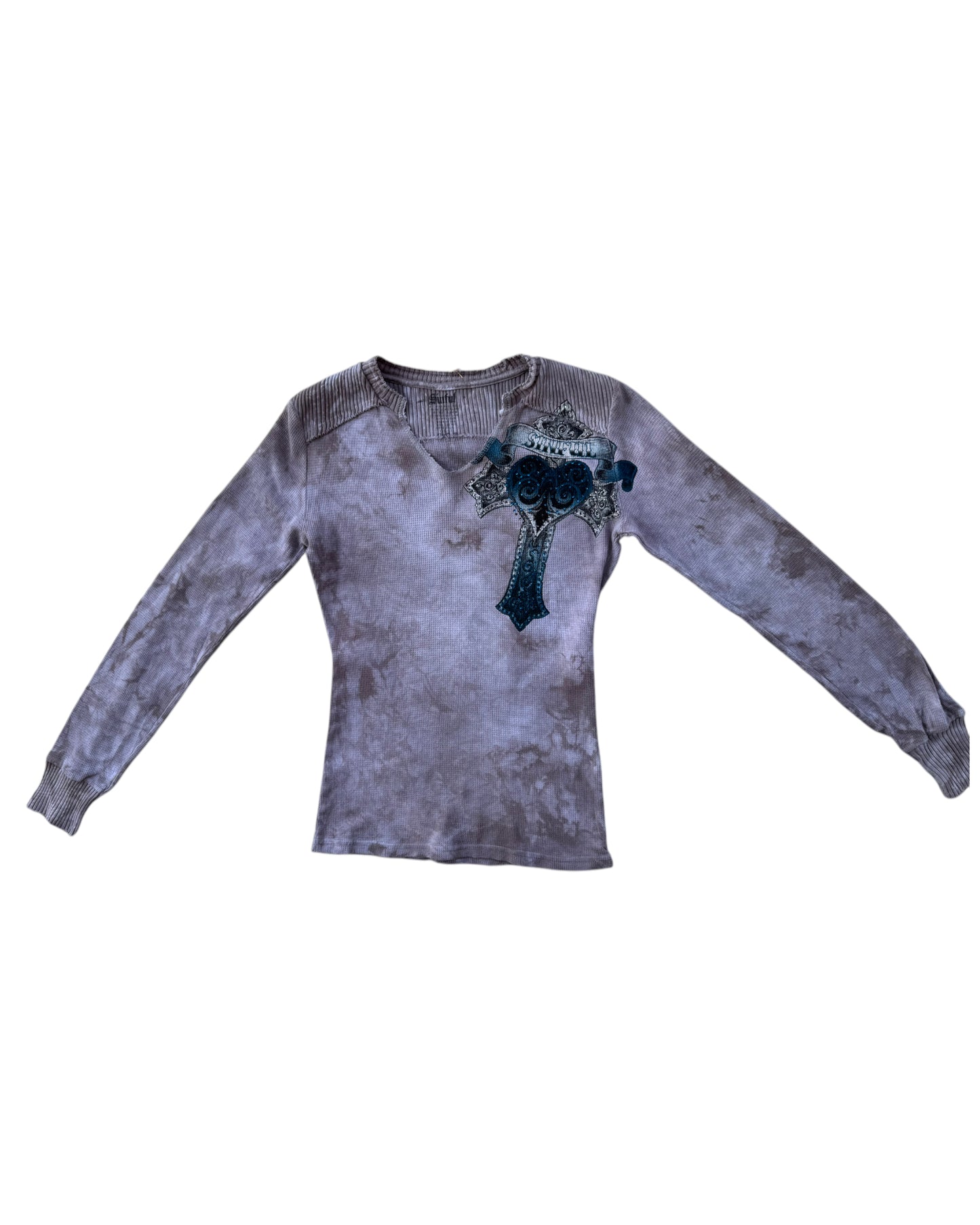 2000´S SINFUL TIE DYE THERMAL TOP