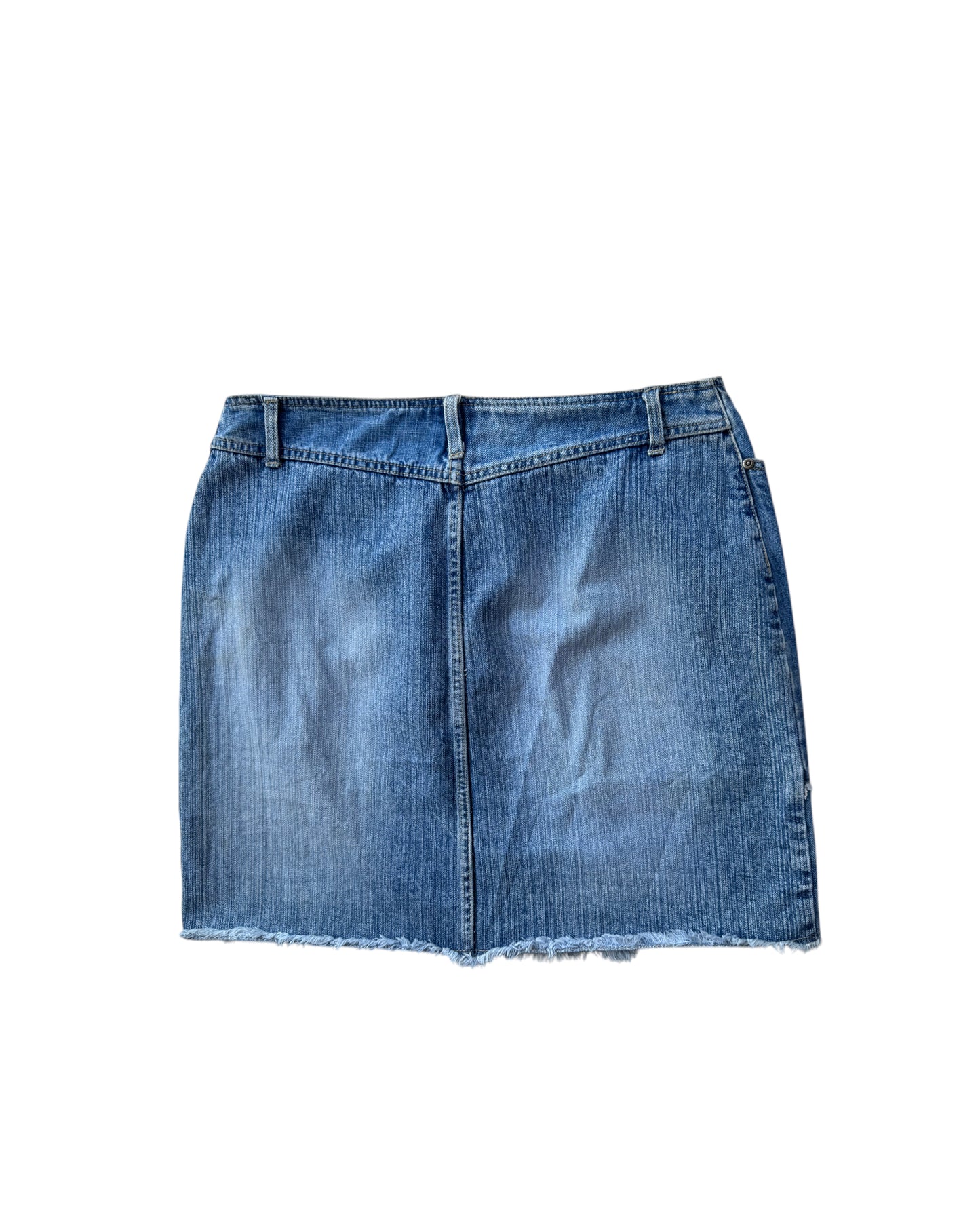 2000´S FADED GLORY DENIM PATCHWORK SKIRT