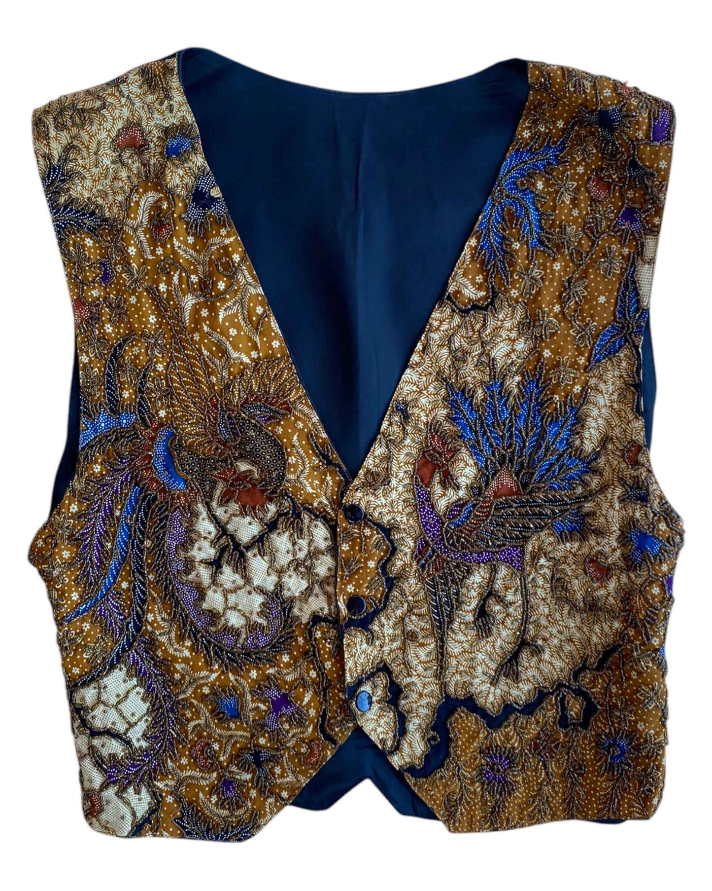 1990´S GOLD BEADED VEST