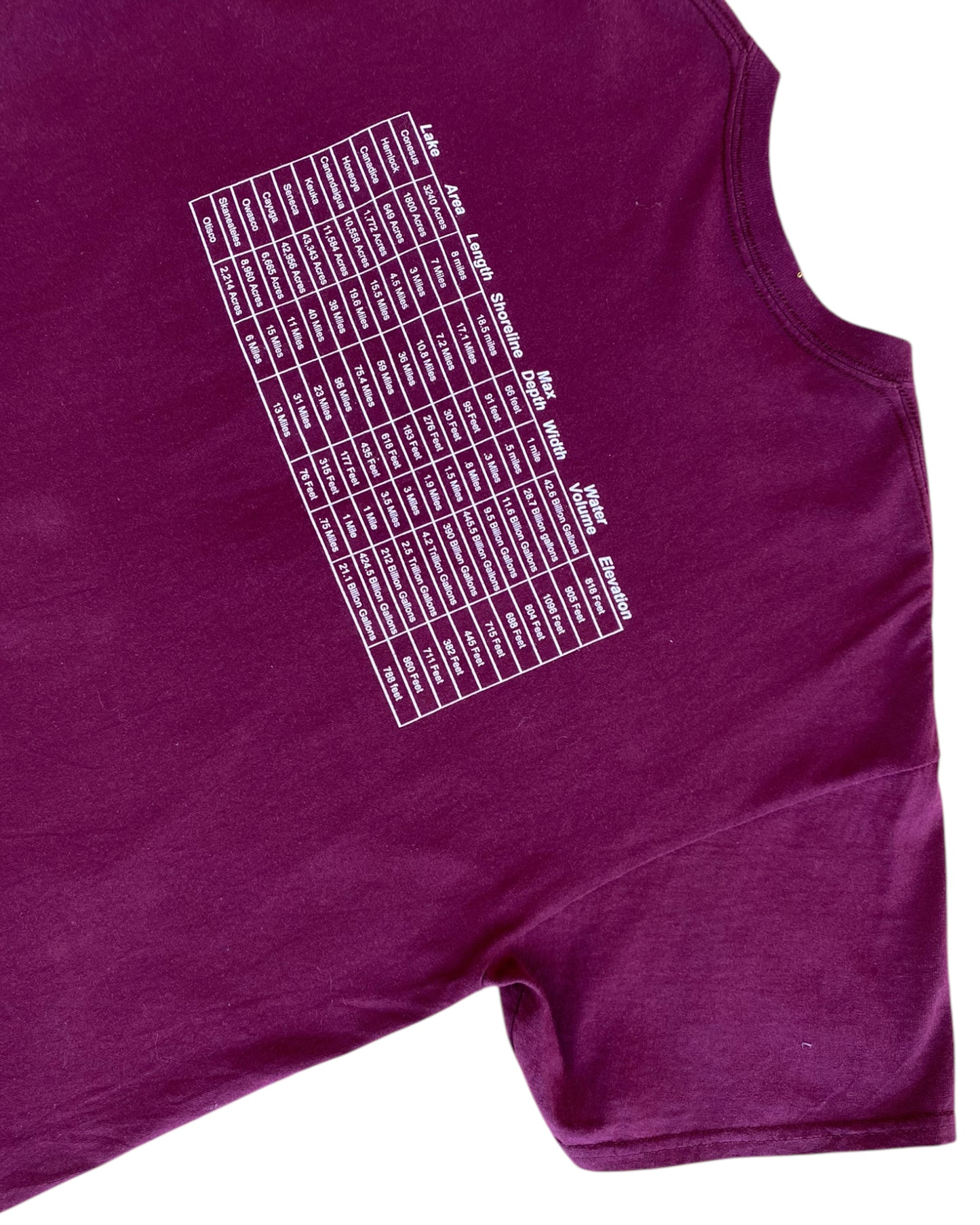 2000´S FINGER LAKES NY TSHIRT