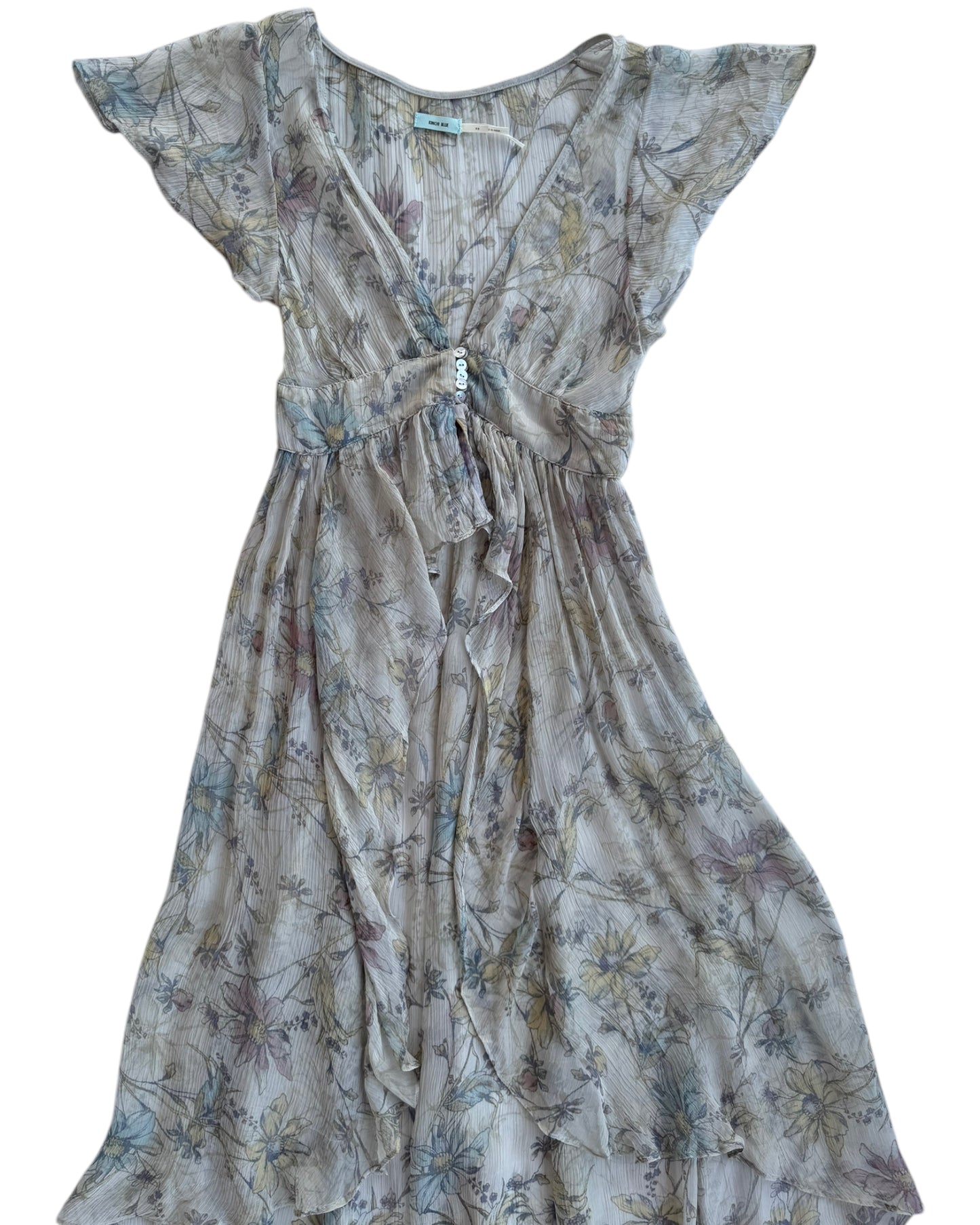 2000´S KIMCHI BLUE FLOWERED DRESS