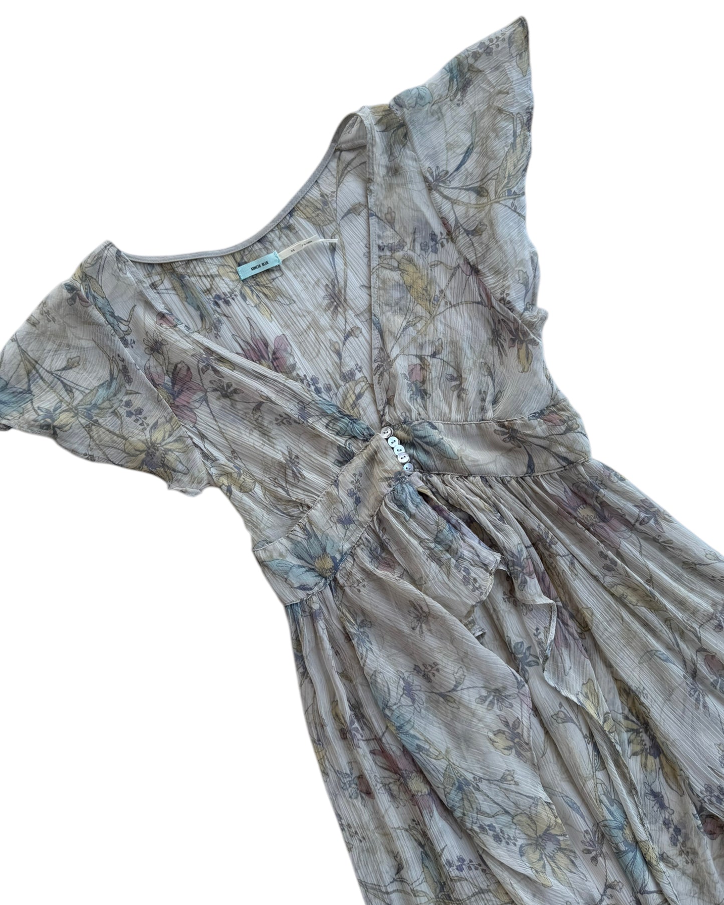 2000´S KIMCHI BLUE FLOWERED DRESS