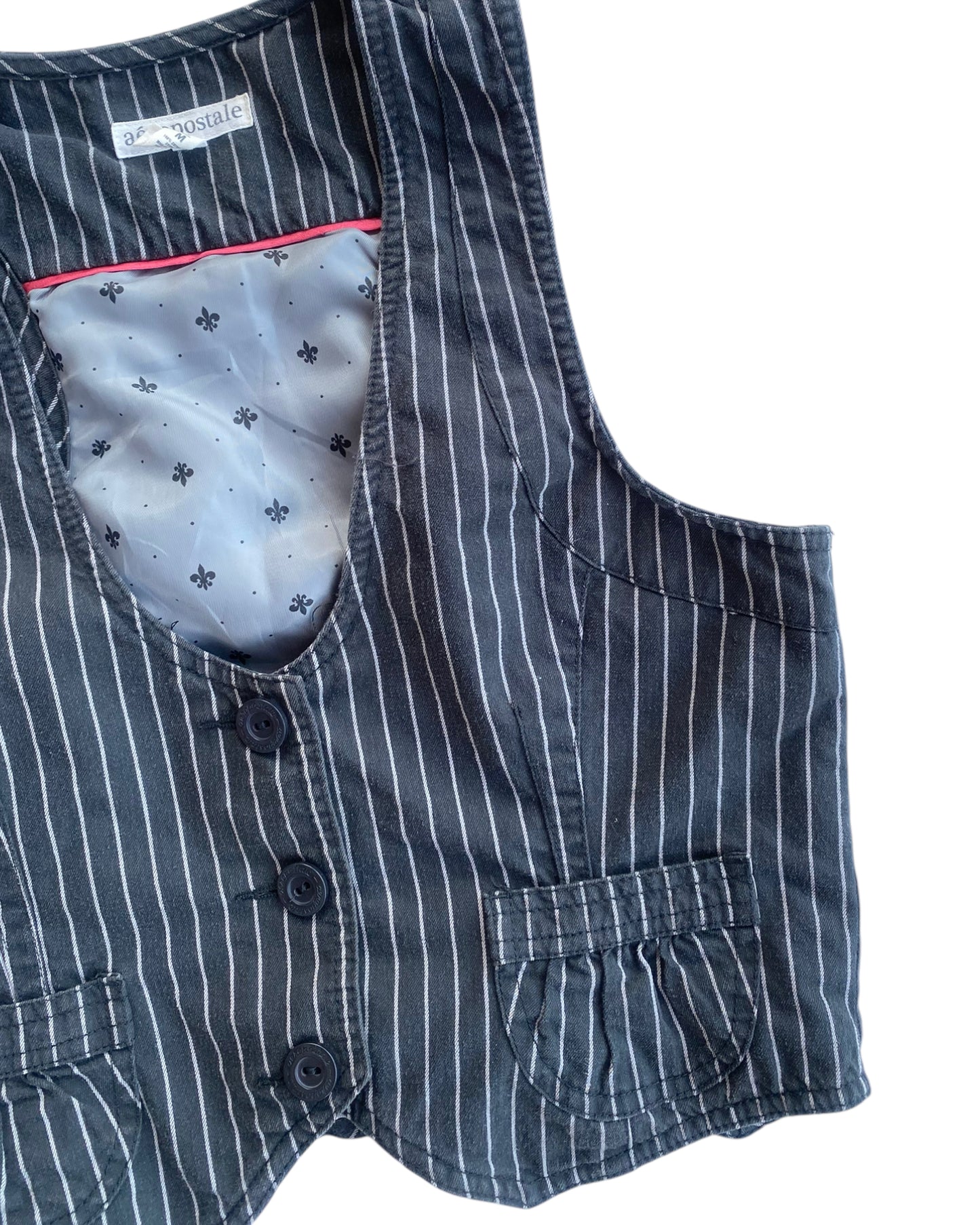 2000S AEROPOSTALE STRIPPED VEST