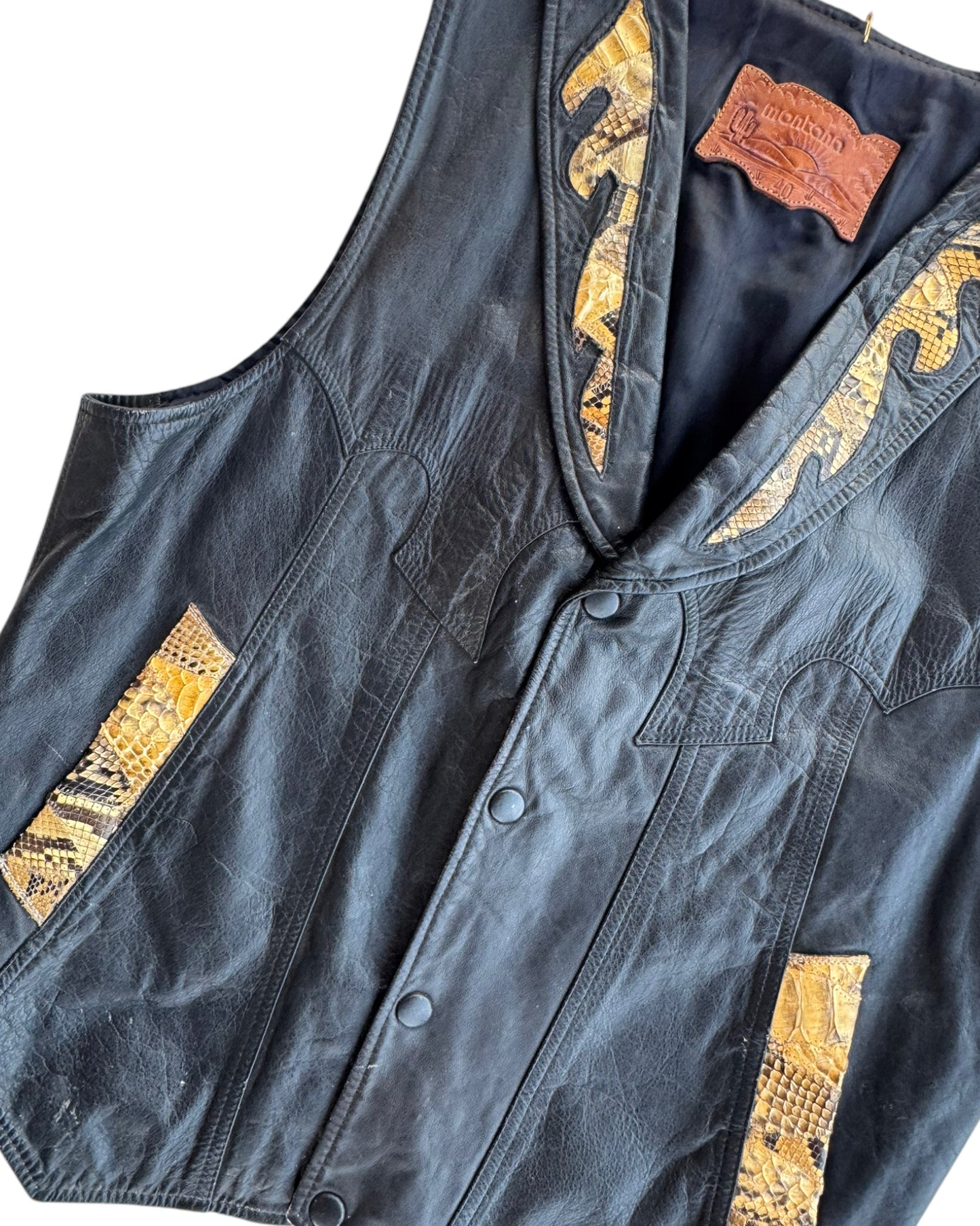 1990´S MONTANA LEATHER VEST