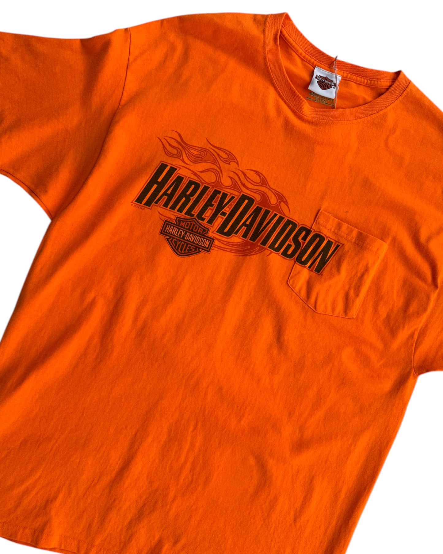 2000’S HARLEY DAVIDSON ORANGE TSHIRT