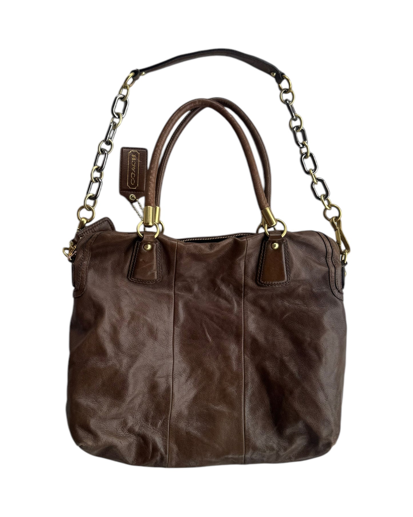 2000'S BROWN COACH BIG HANDBAG