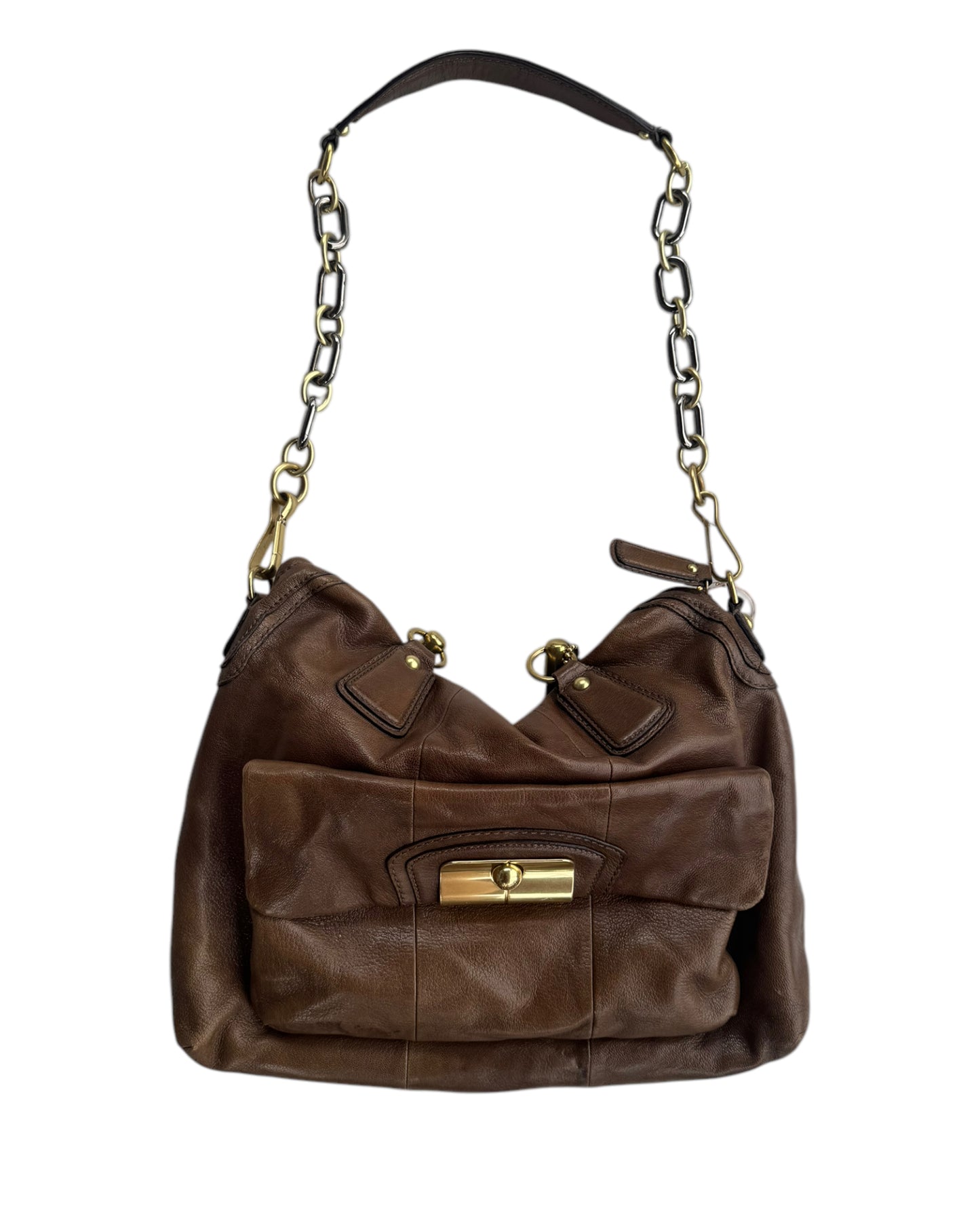 2000'S BROWN COACH BIG HANDBAG