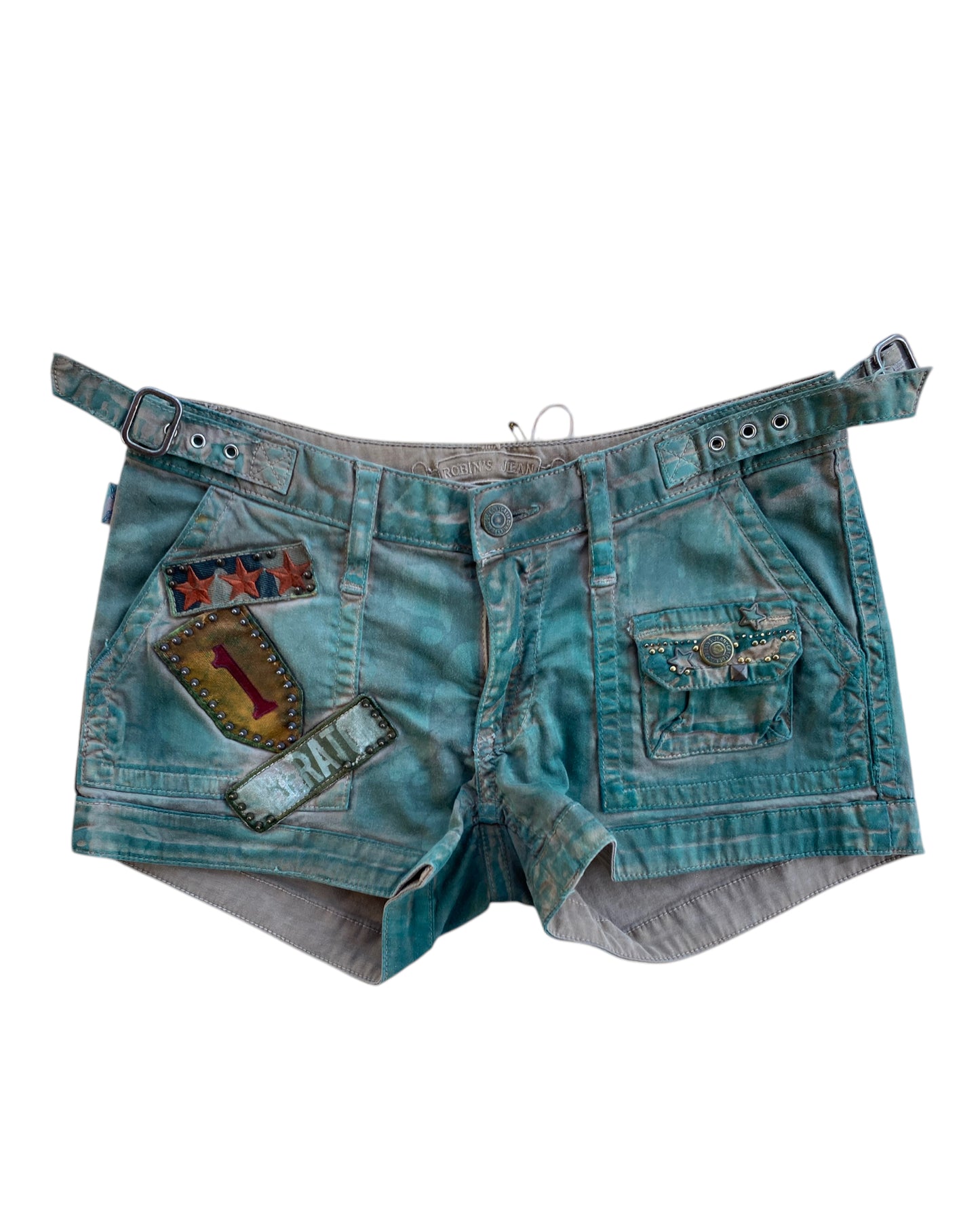2000´S ROBINS JEANS MINI SHORTS