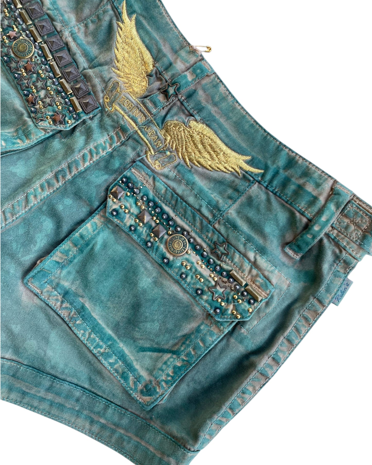 2000´S ROBINS JEANS MINI SHORTS