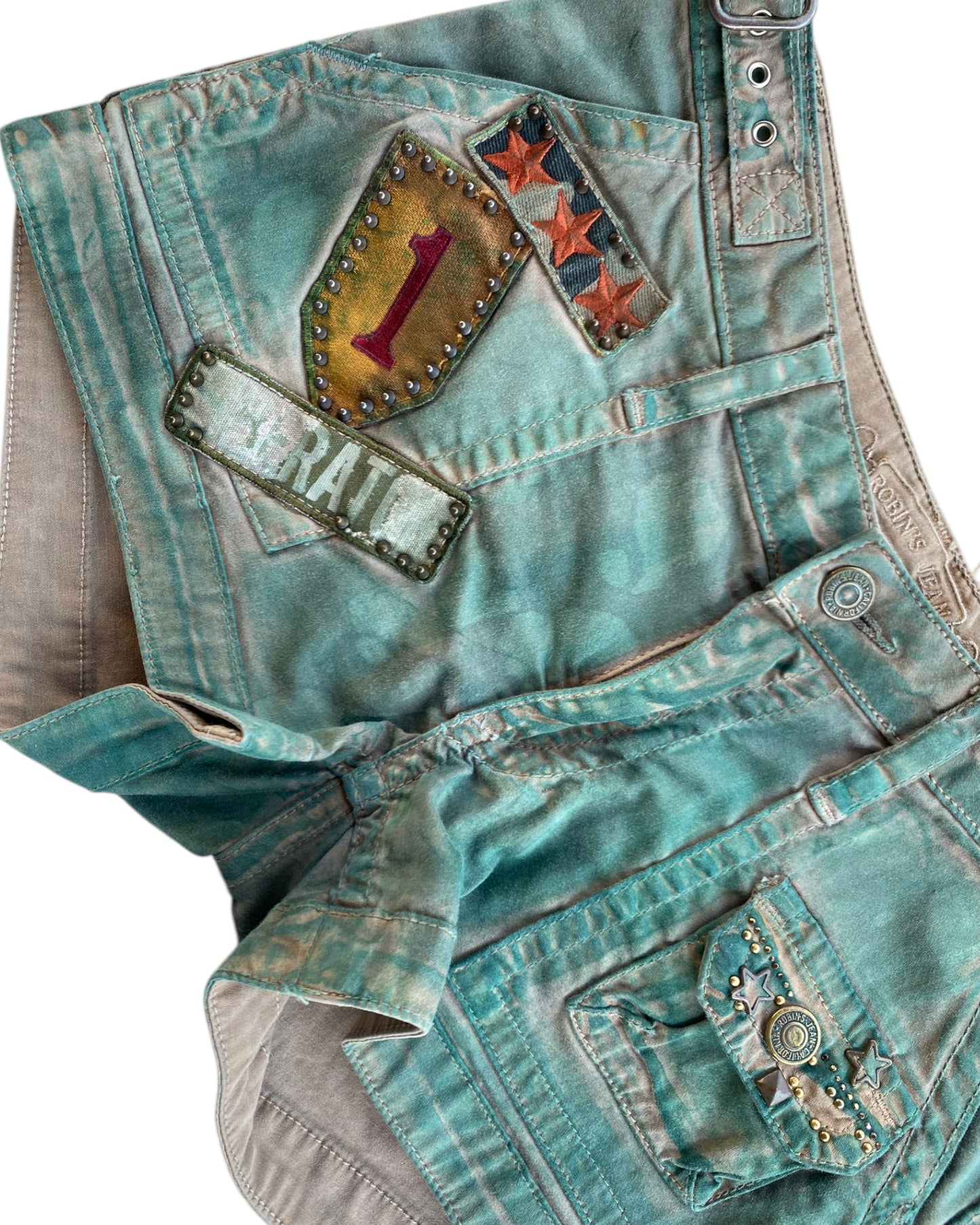 2000´S ROBINS JEANS MINI SHORTS