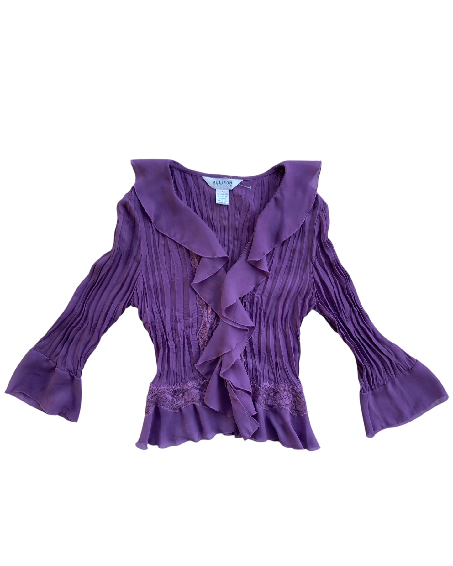 1990´S ALLISON TAYLOR PURPLE TOP
