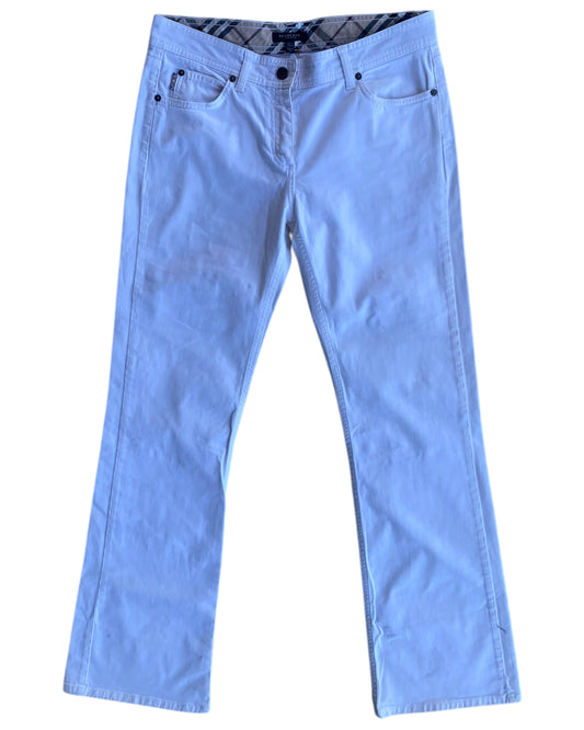 BURBERRY VINTAGE WHITE PANTS