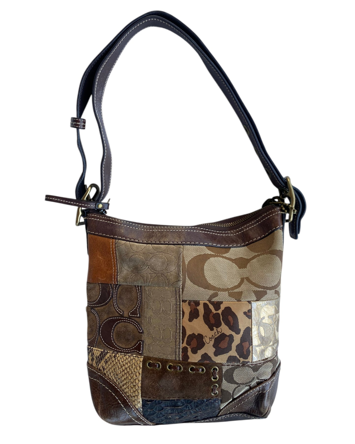 2000'S COACH PATCHES BAG